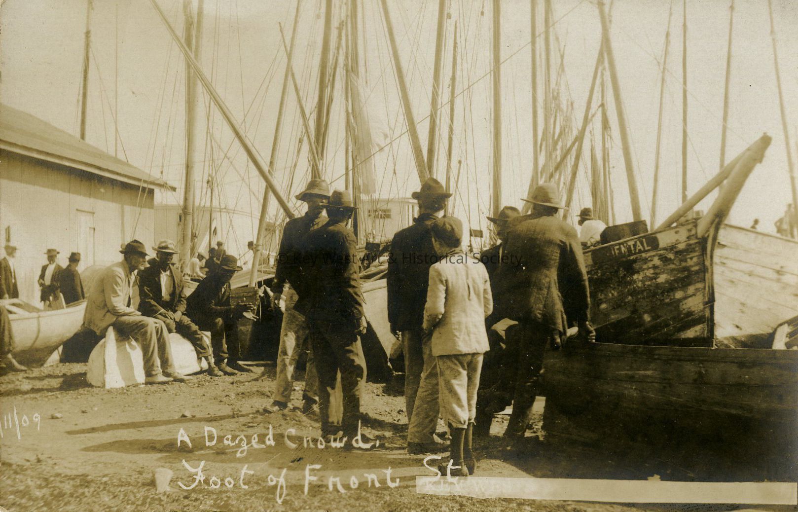 Hurricane Damage at Key West Waterfront; © Key West Art & Historical Society
