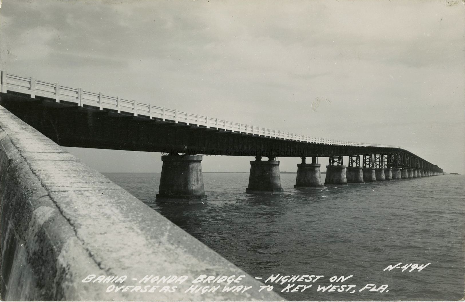 Bahia Honda Bridge Overseas Highway; © Key West Art & Historical Society