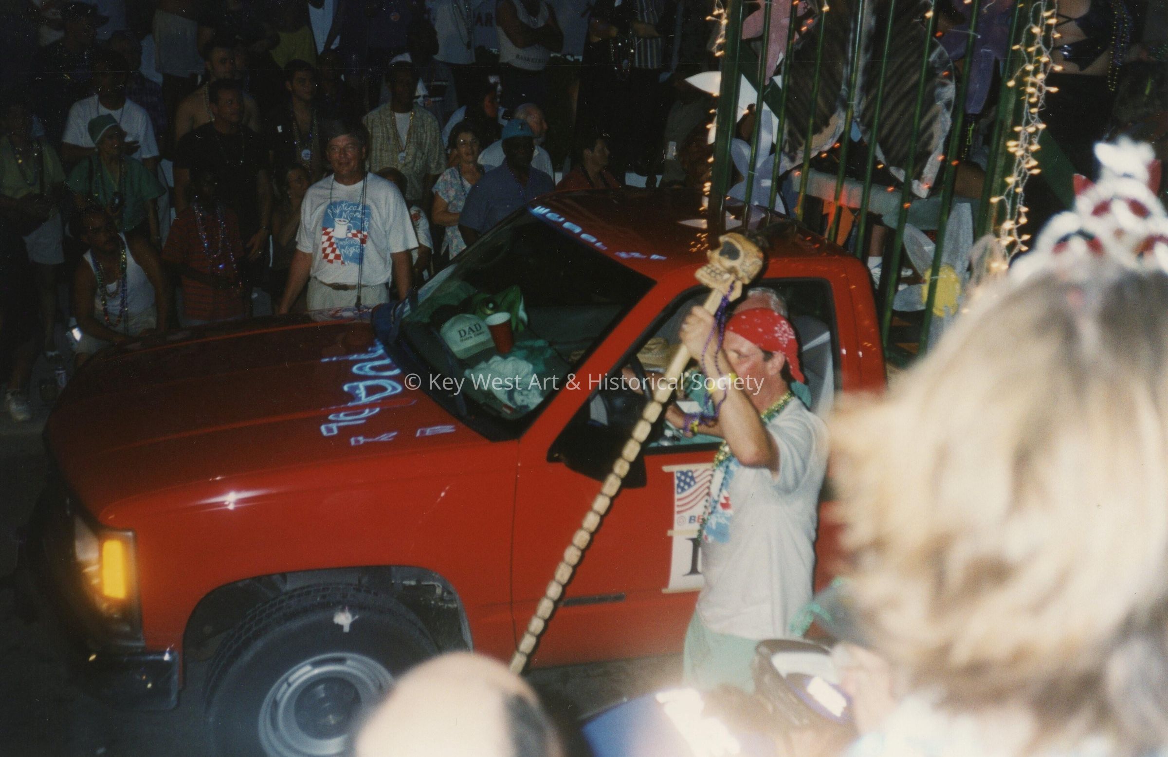 A float in the parade.