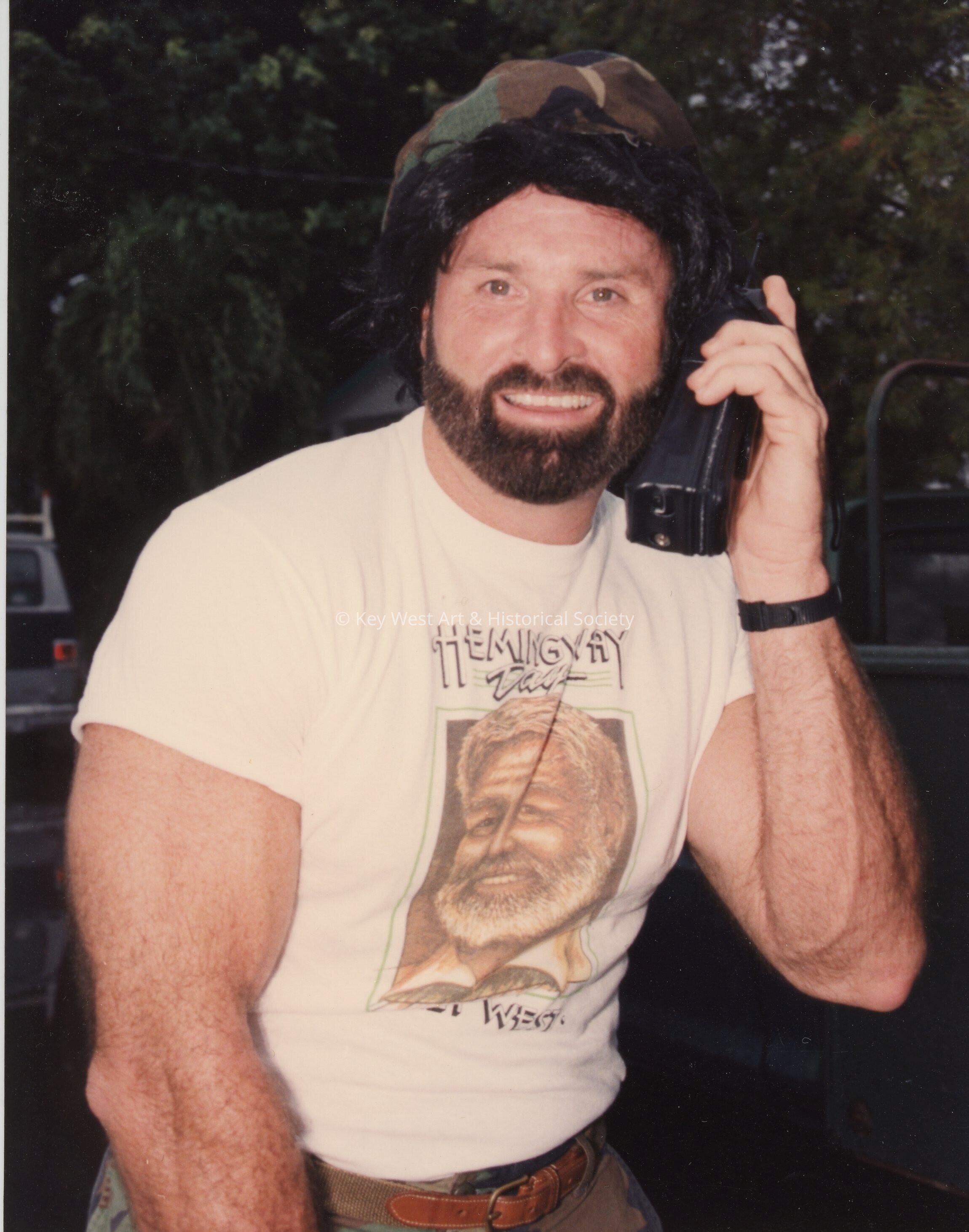 An unknown man.