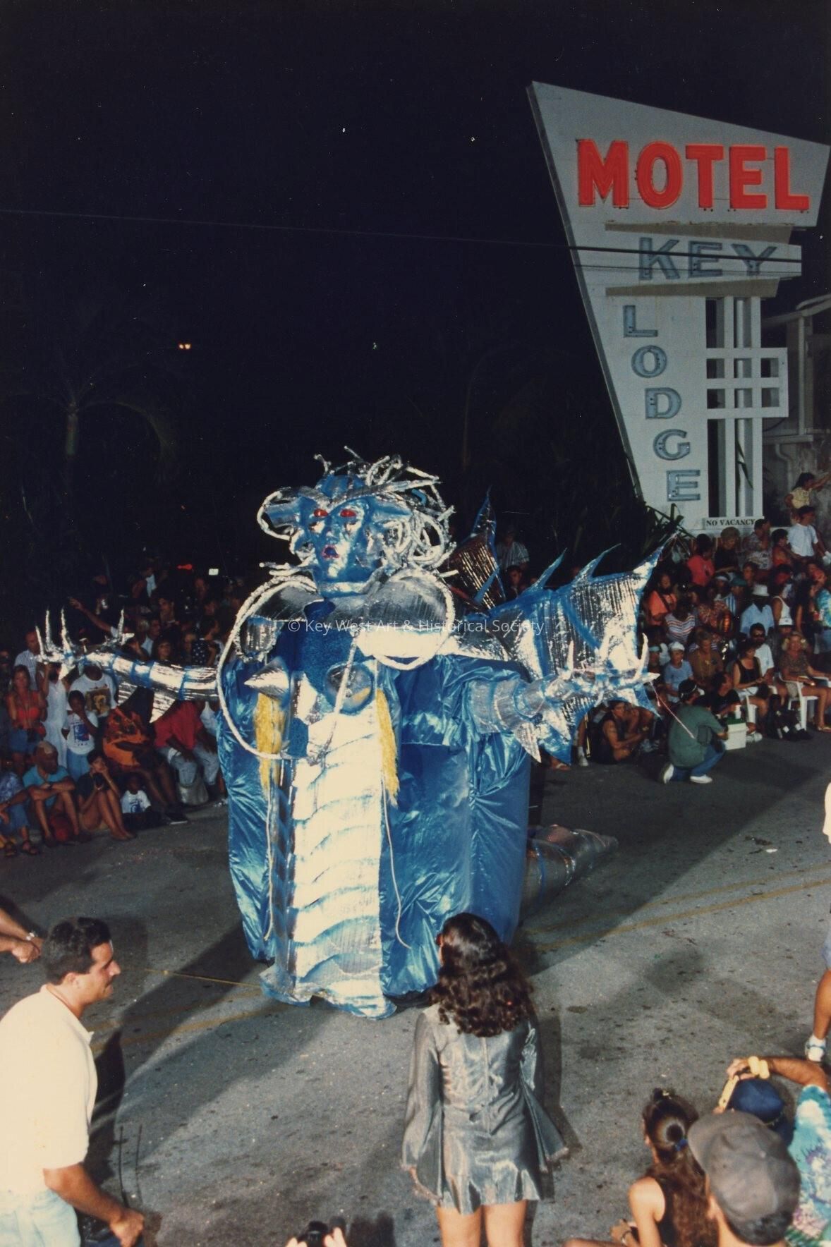 A float in the parade.