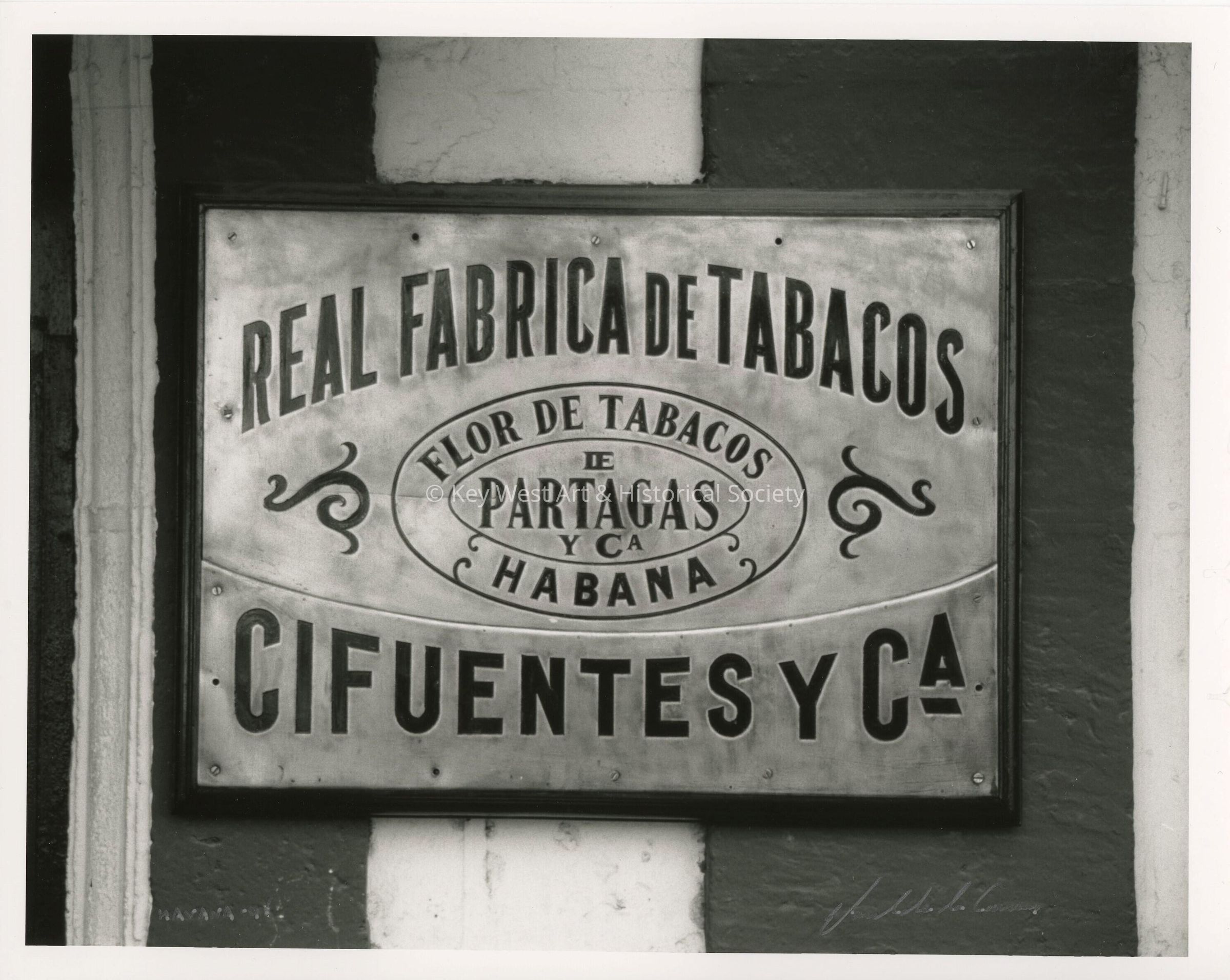 A tobacco sign in Cuba