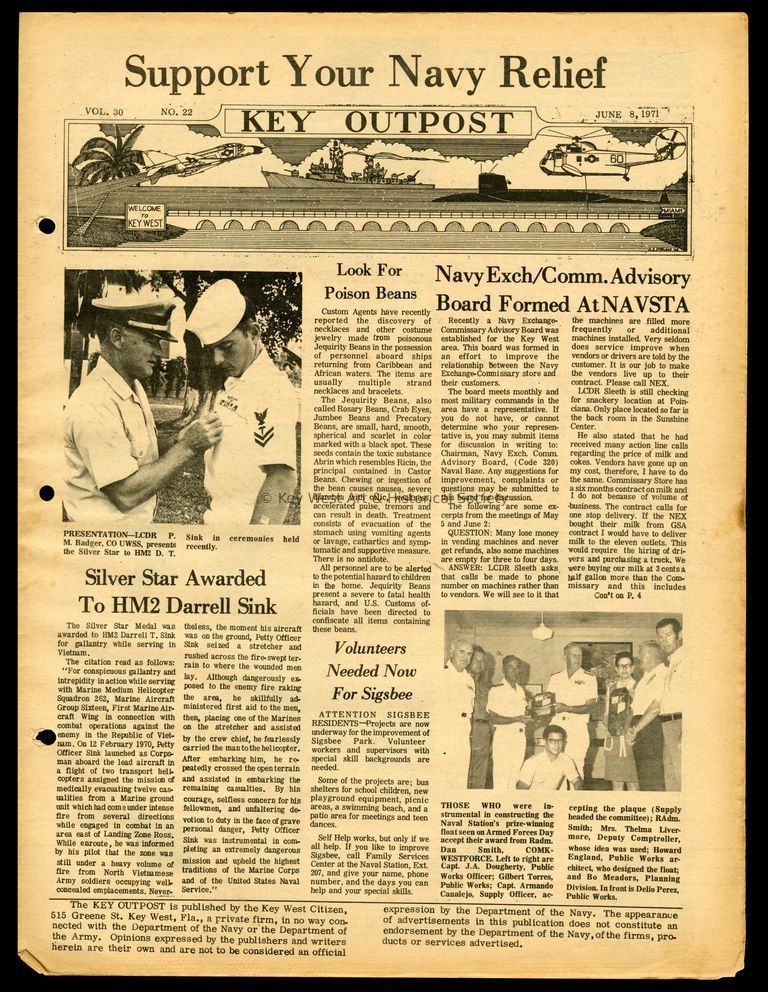 'Key Outpost' Newspaper picture number 1