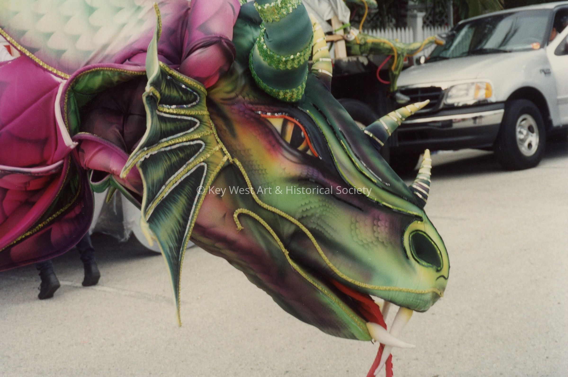 A float in the parade.