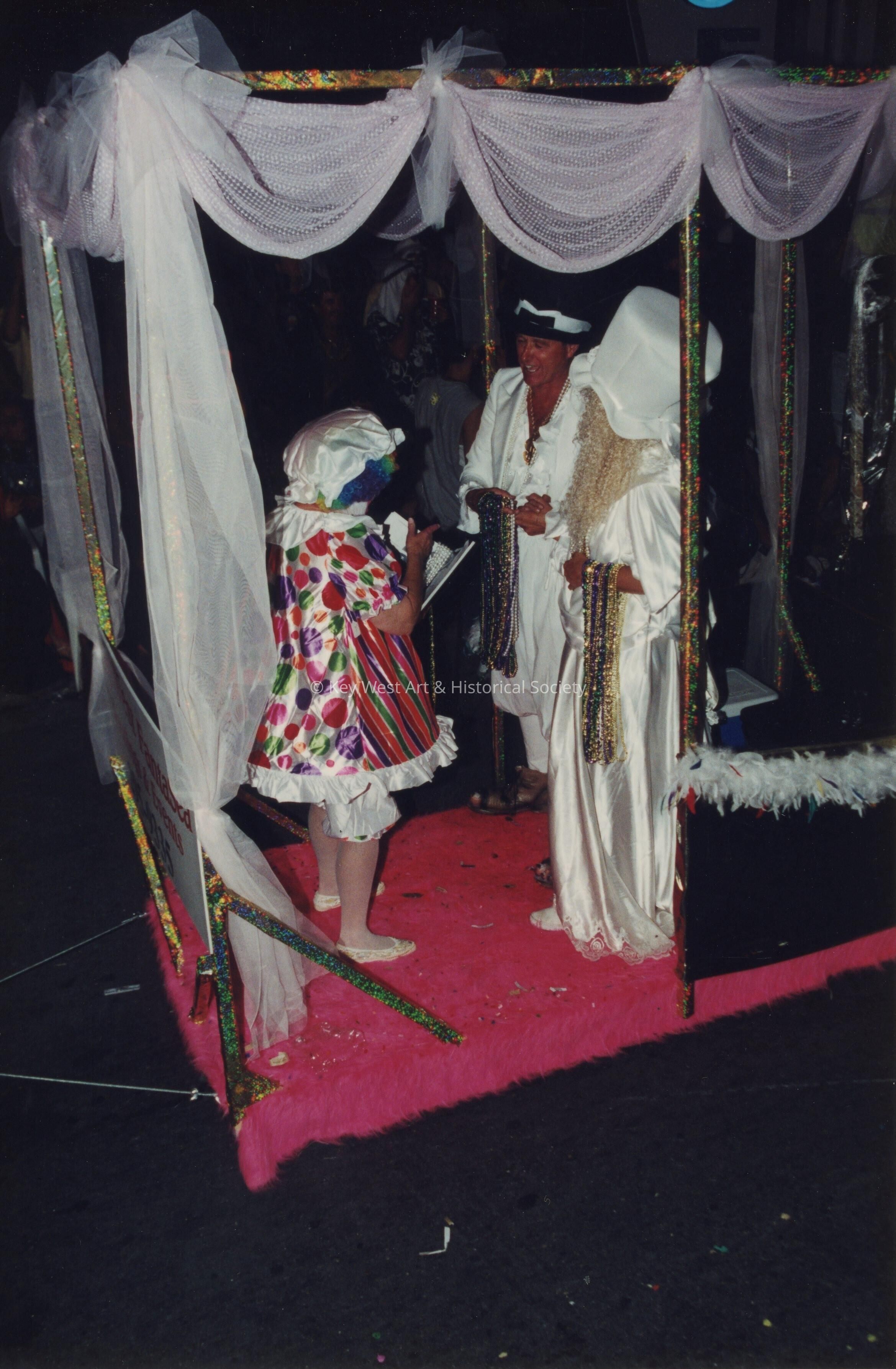 A float in the parade.