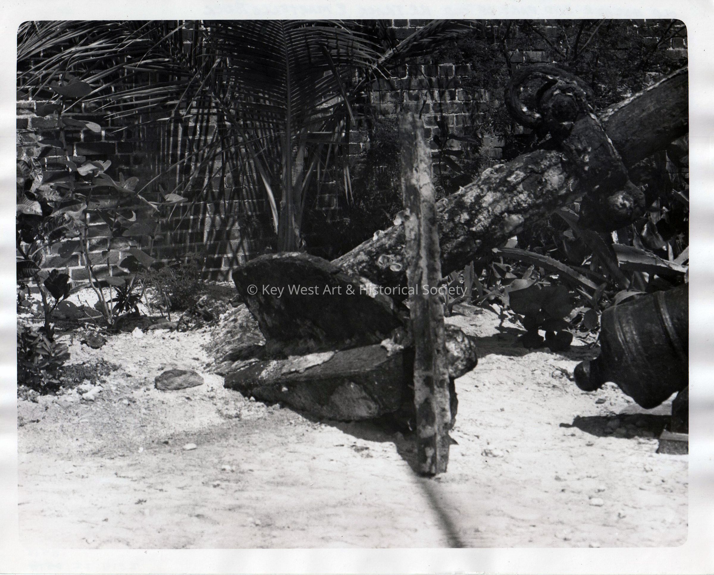 Anchor at Fort East Martello Museum; © Key West Art & Historical Society