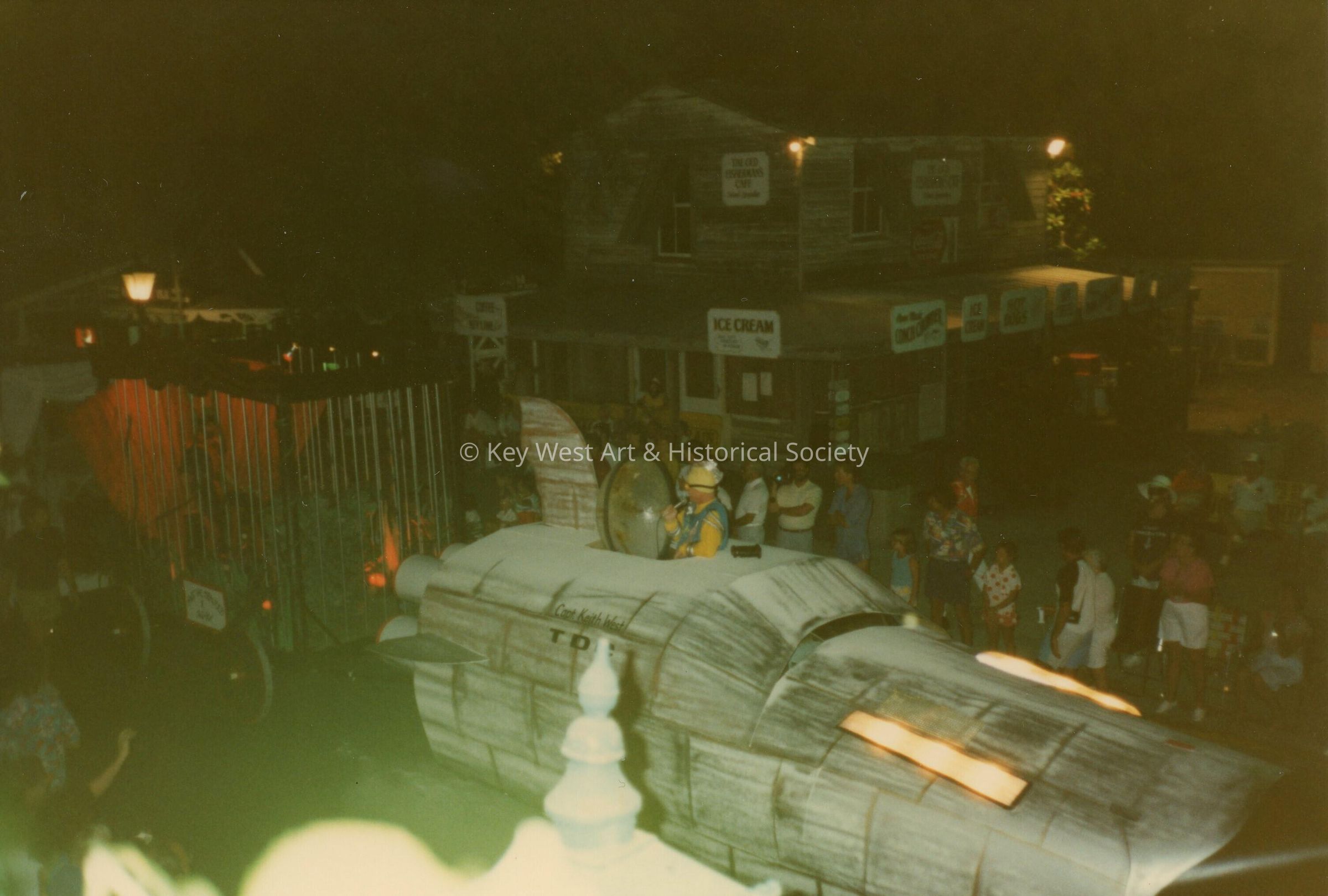 A float in the parade.