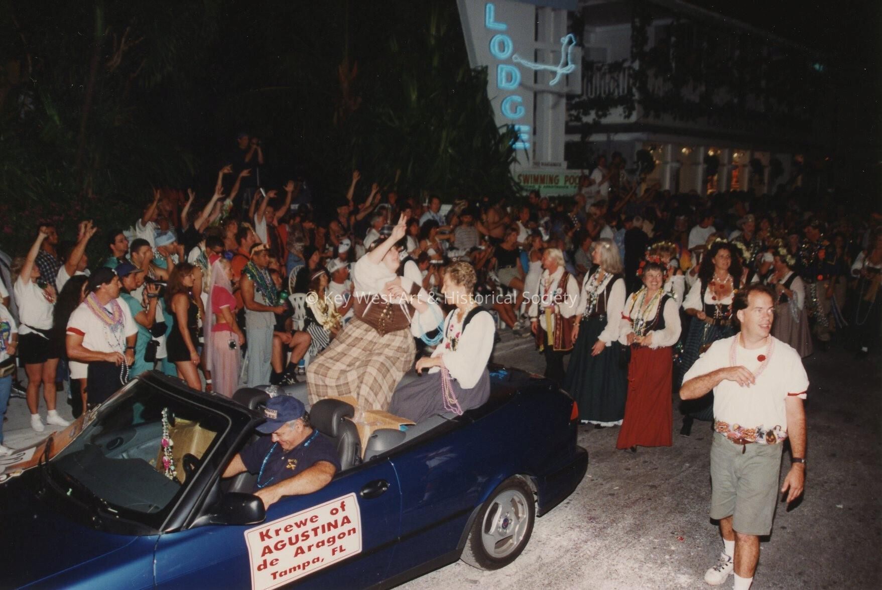 A float in the parade.
