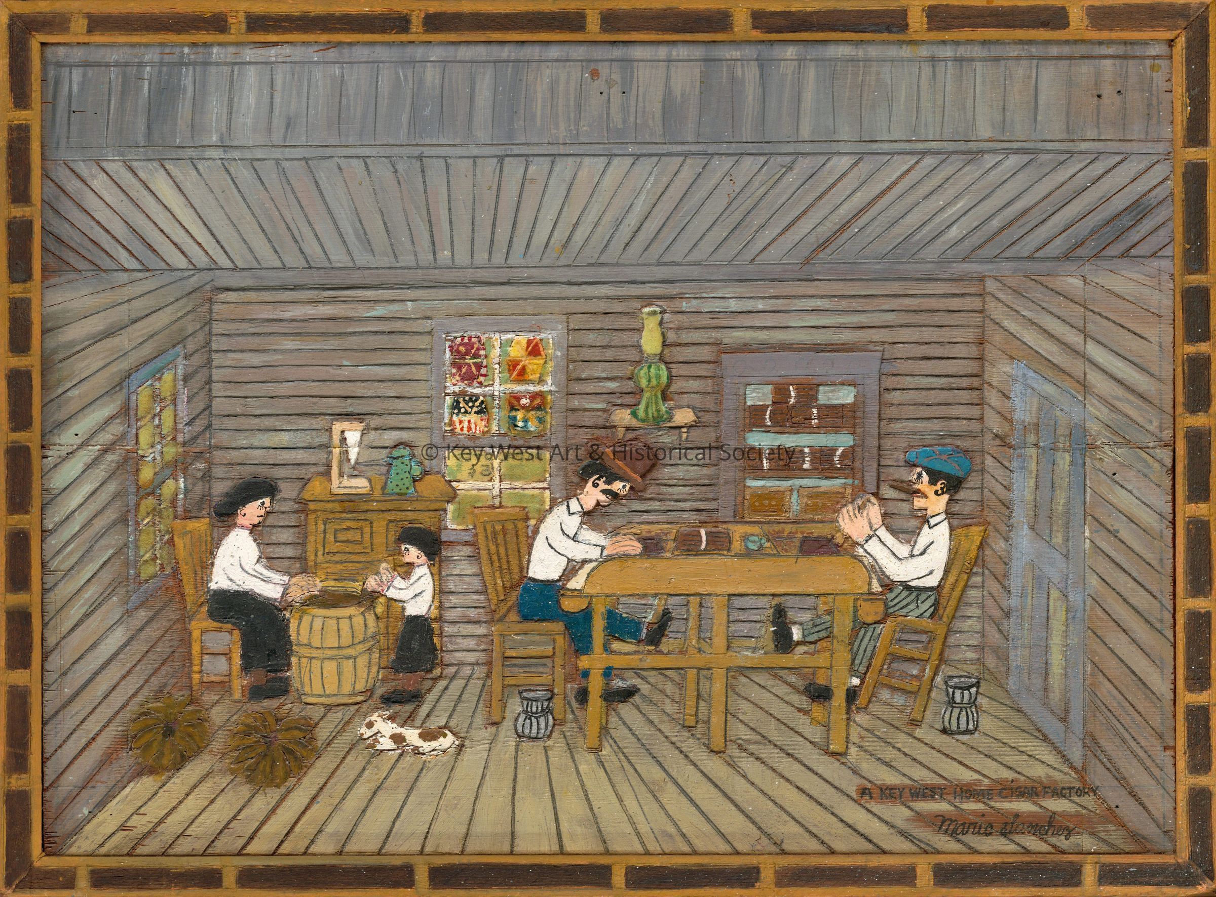 A Key West Home Cigar Factory; © Key West Art & Historical Society