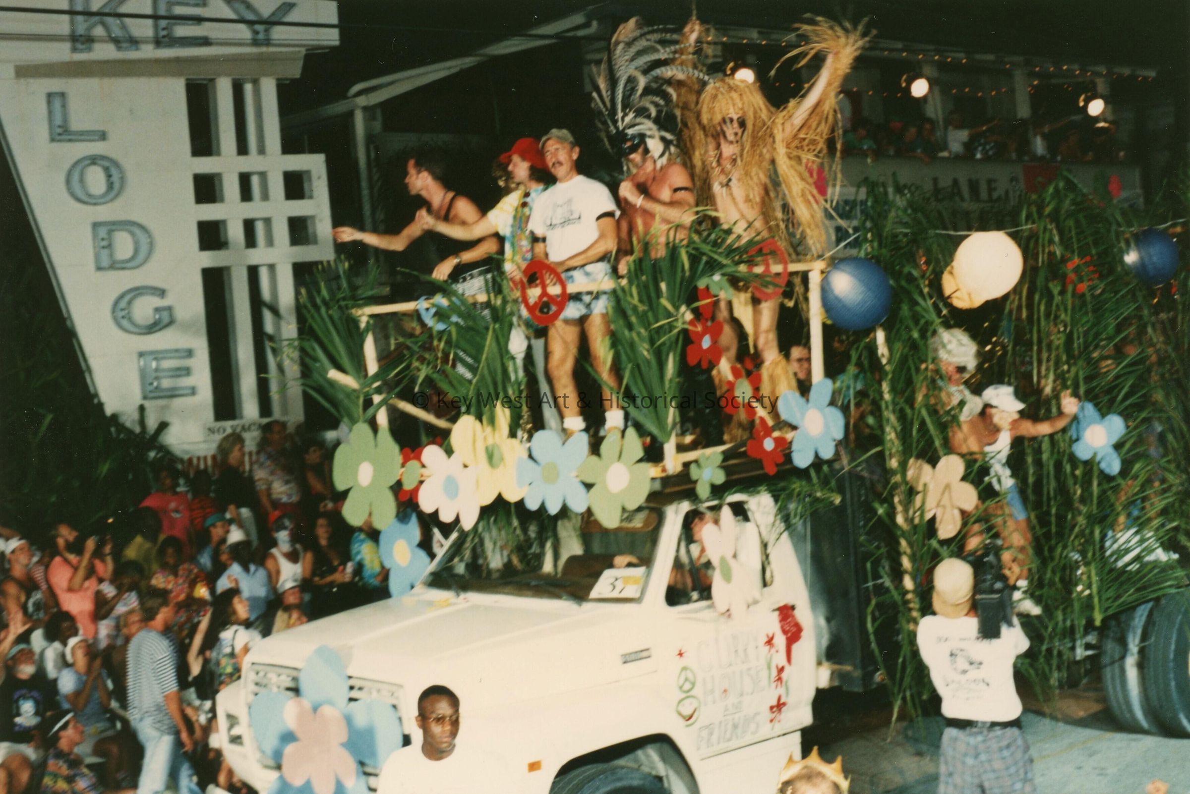 A float in the parade.