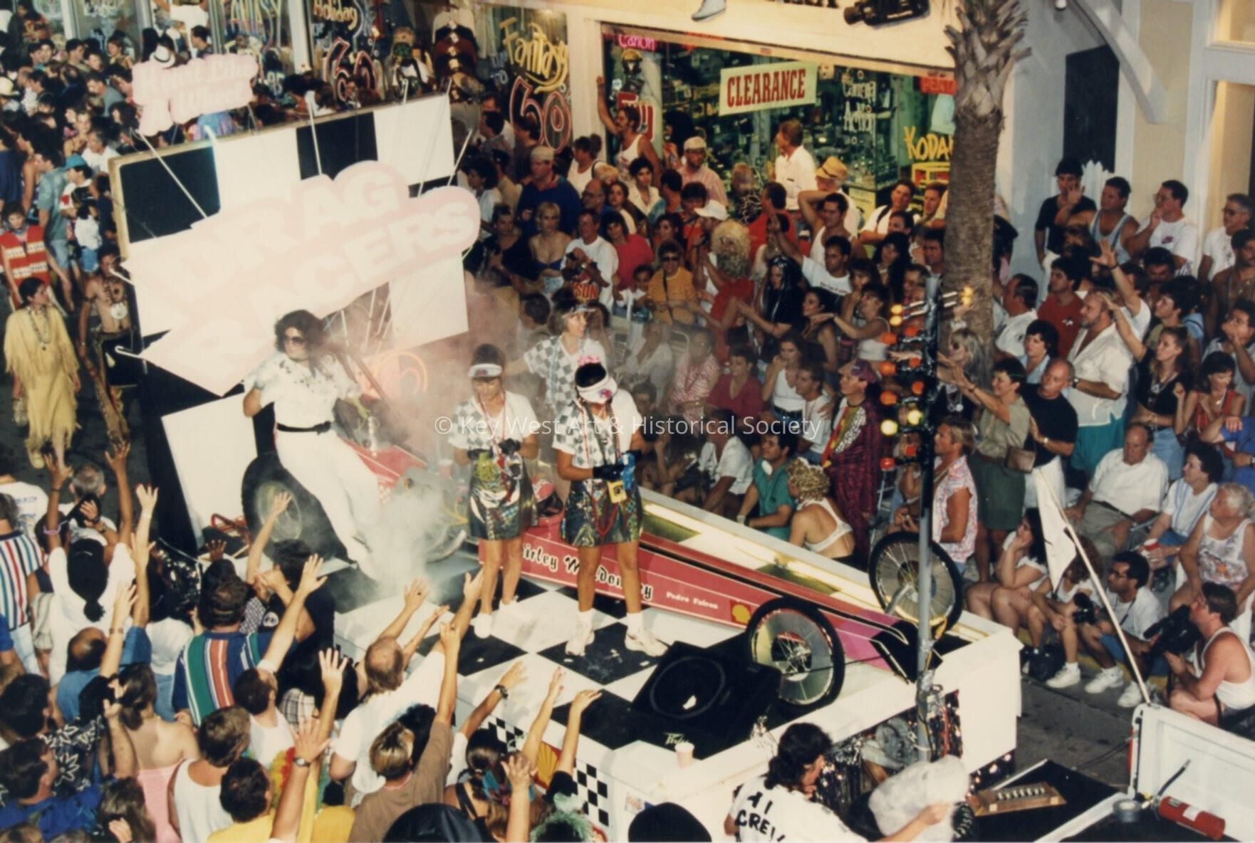 A float in the parade.