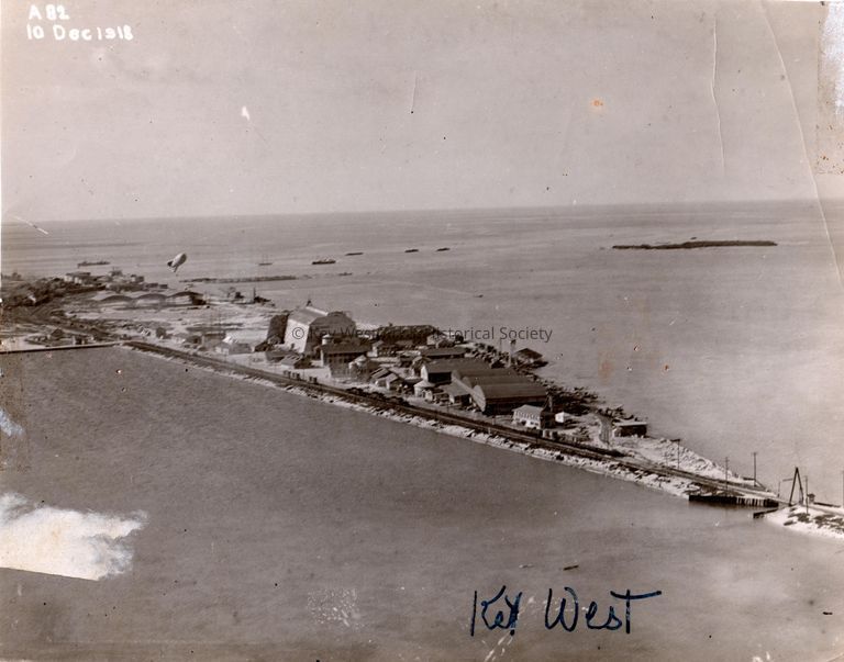 Aerial View of Naval Air Station Key West, Trumbo Point; © Key West Art & Historical Society