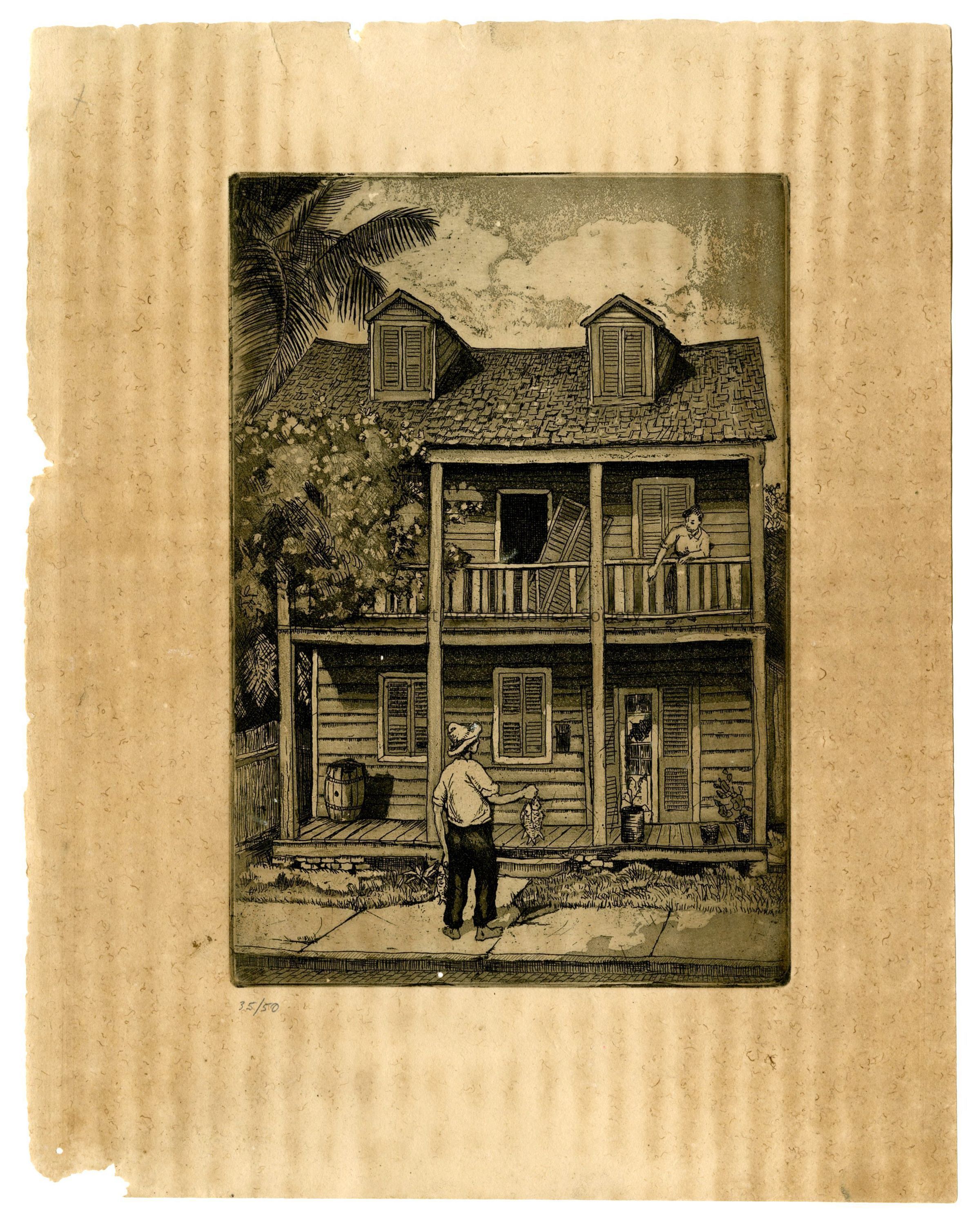 Fish Peddler; © Key West Art & Historical Society