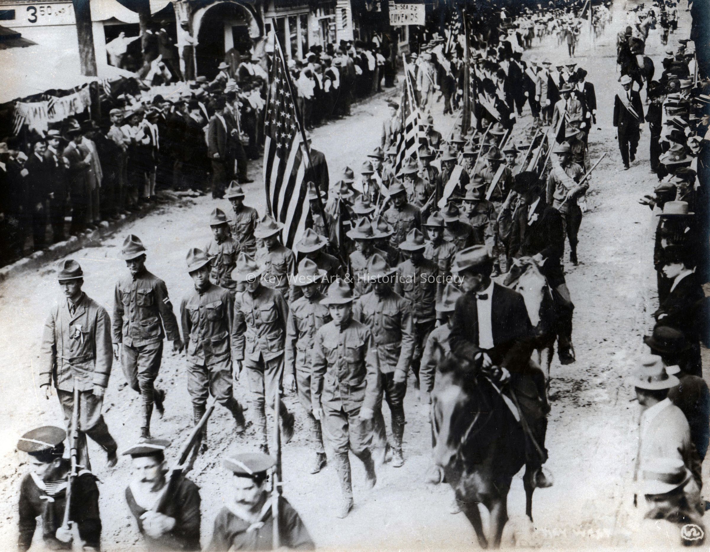 Arrival of the first train at Key West picture number 1