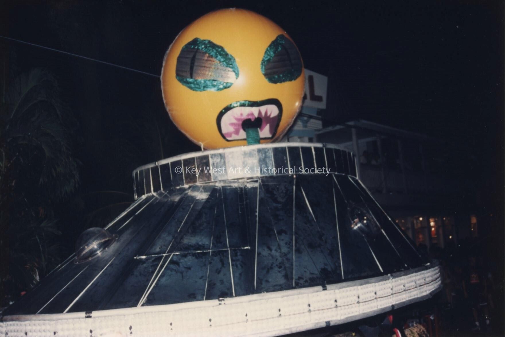 A float in the parade.