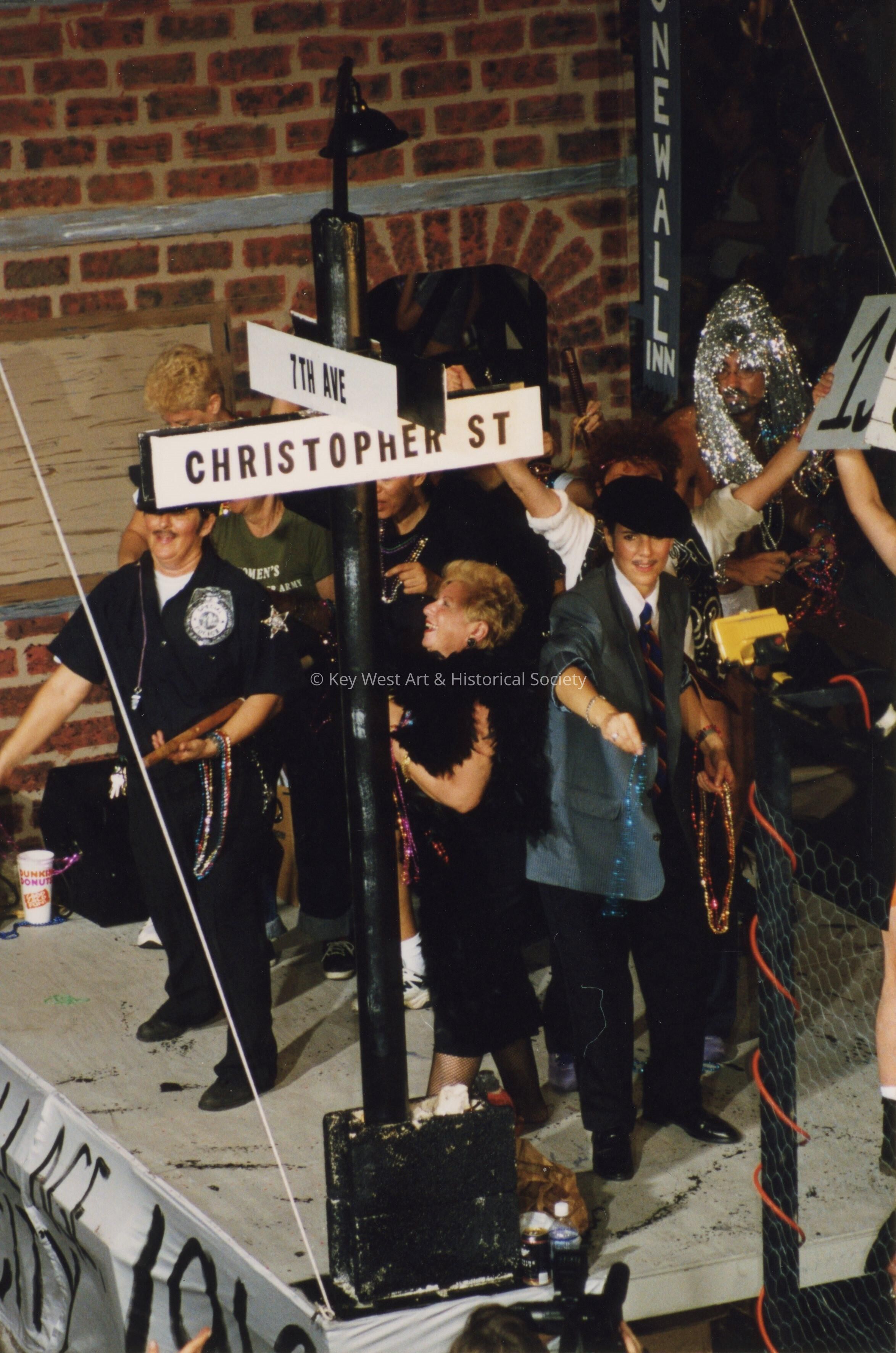 A float in the parade.