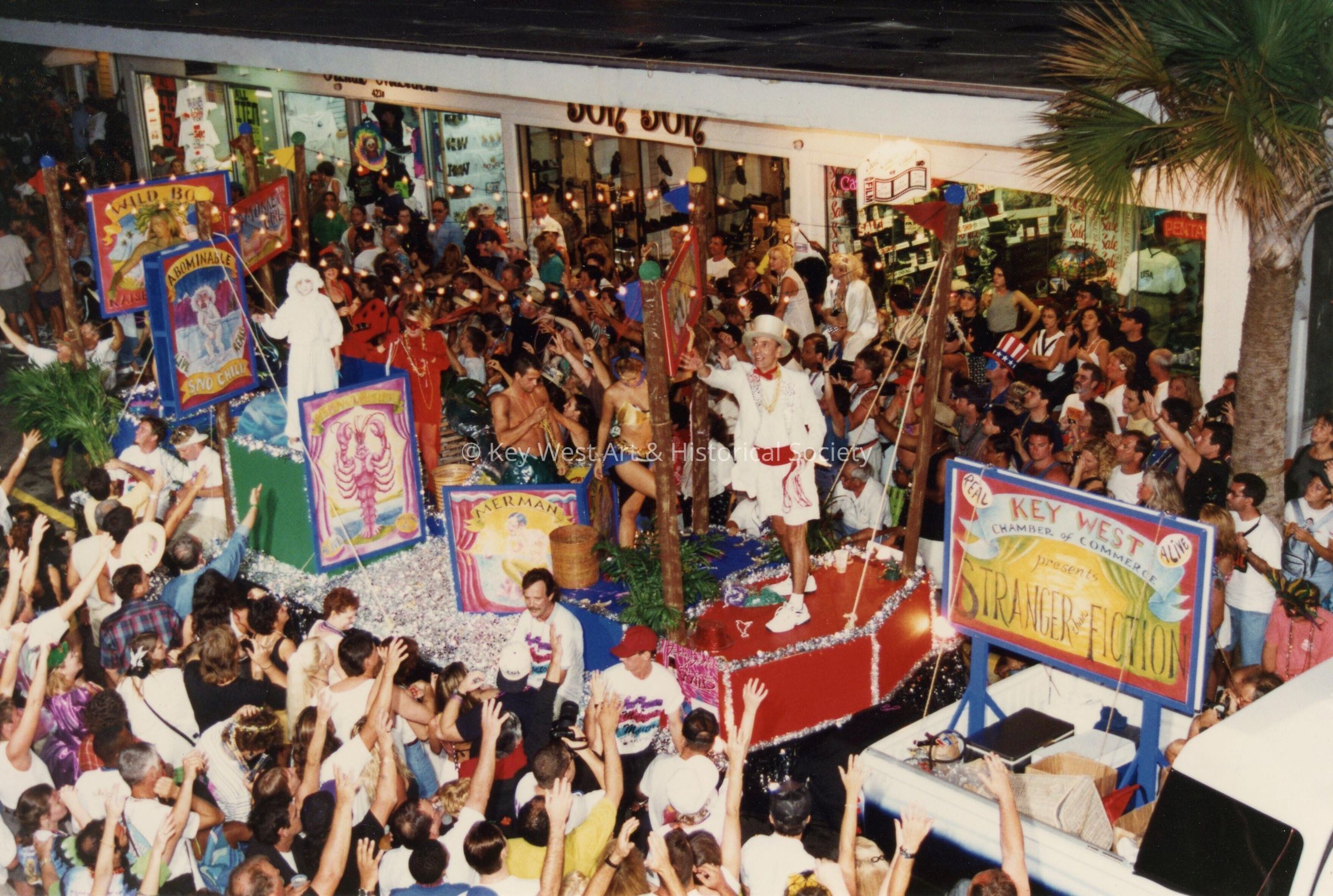 A float in the parade.