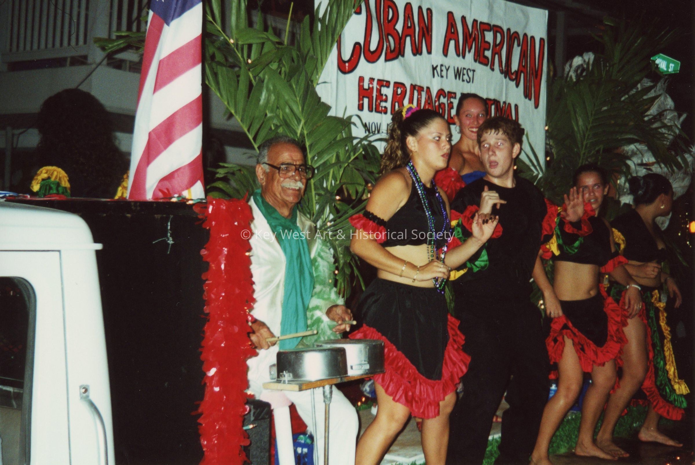A float in the parade.
