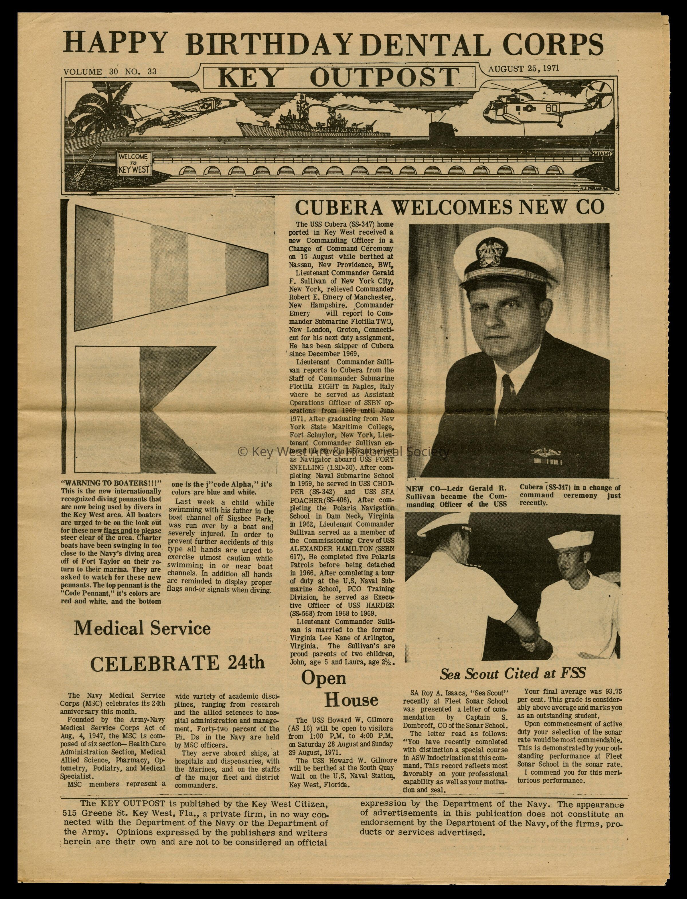 'Key Outpost' Newspaper picture number 1