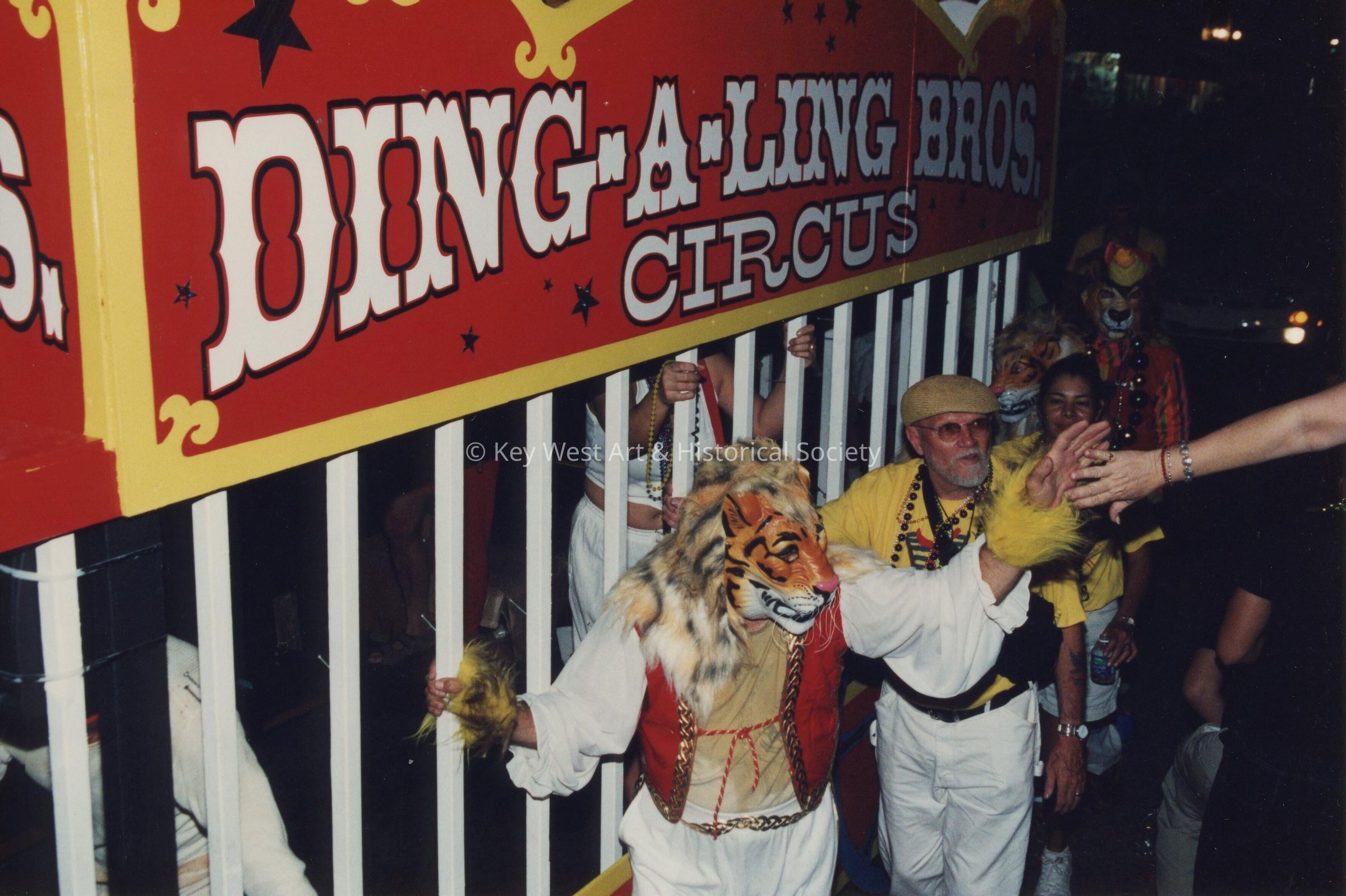 A float in the parade.