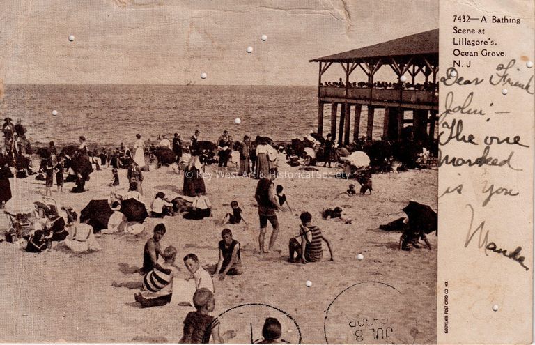 A Bathing Scene at Lillagore’s, Ocean Grove, N.J.; © Key West Art & Historical Society