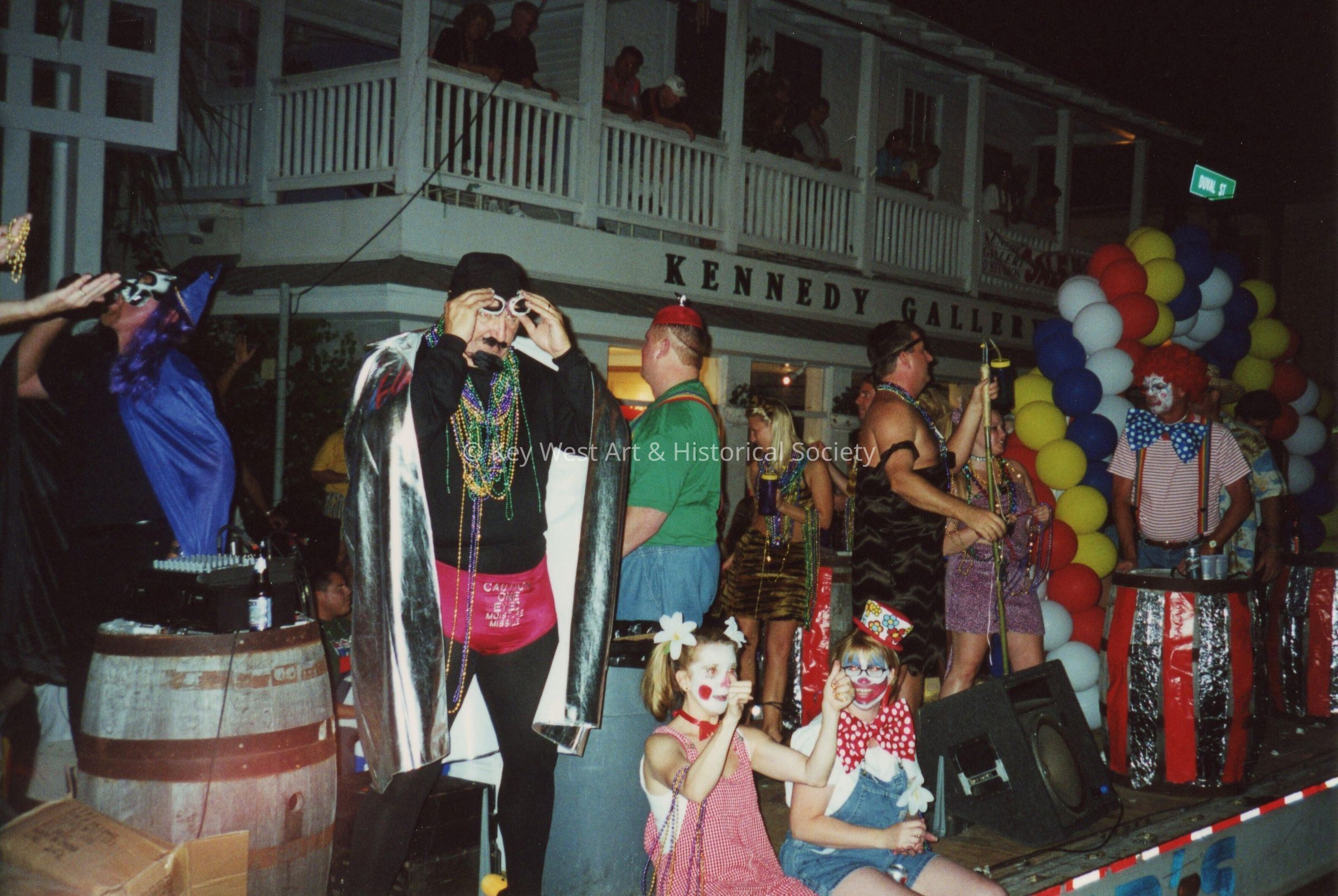 A float in the parade.