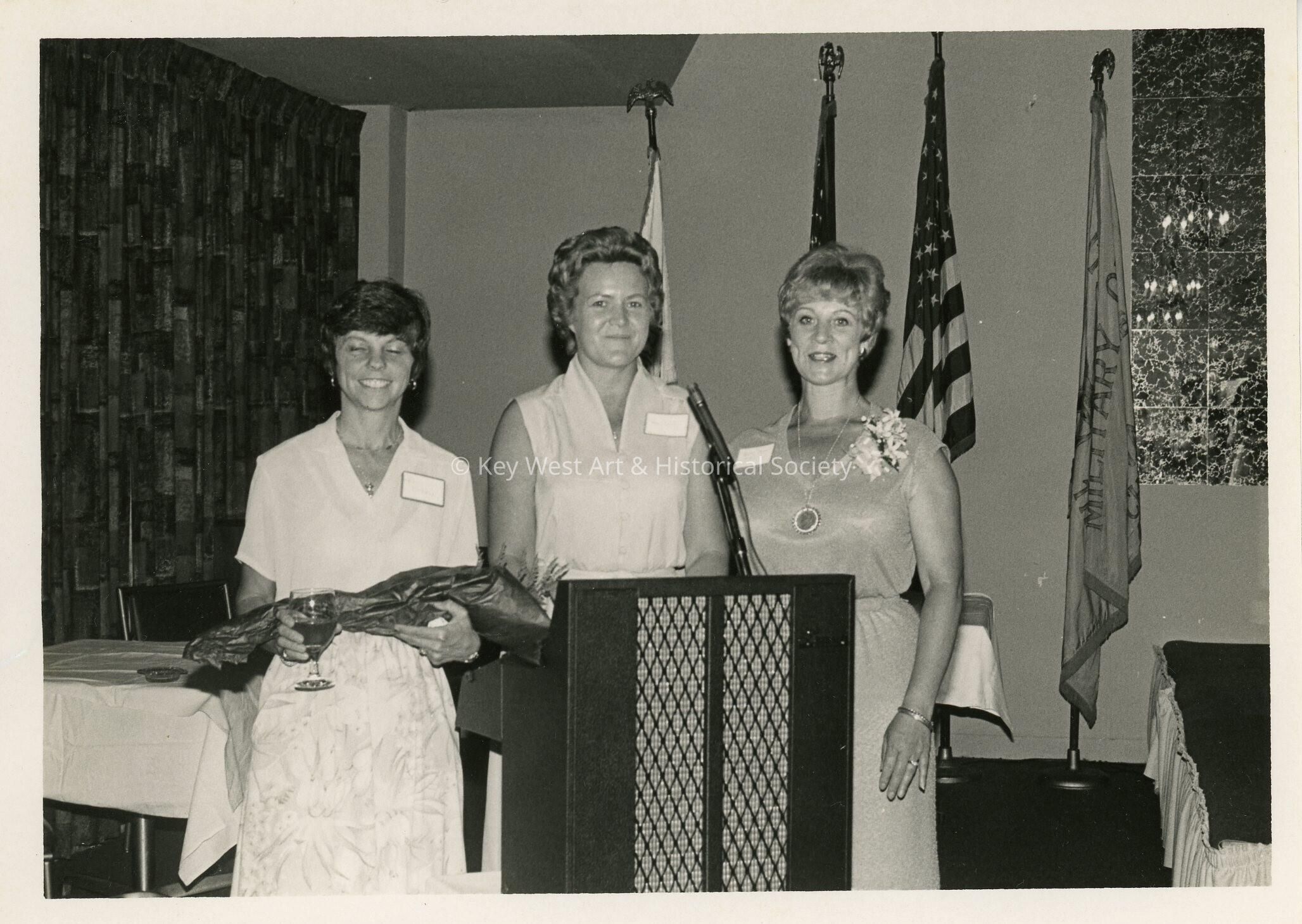 3 Unknown woman at the podium