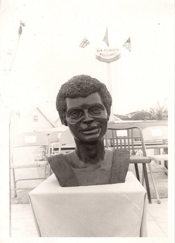 Bust from Loyalist Memorial Sculpture Garden, Green Turtle Cay; © Key West Art & Historical Society
