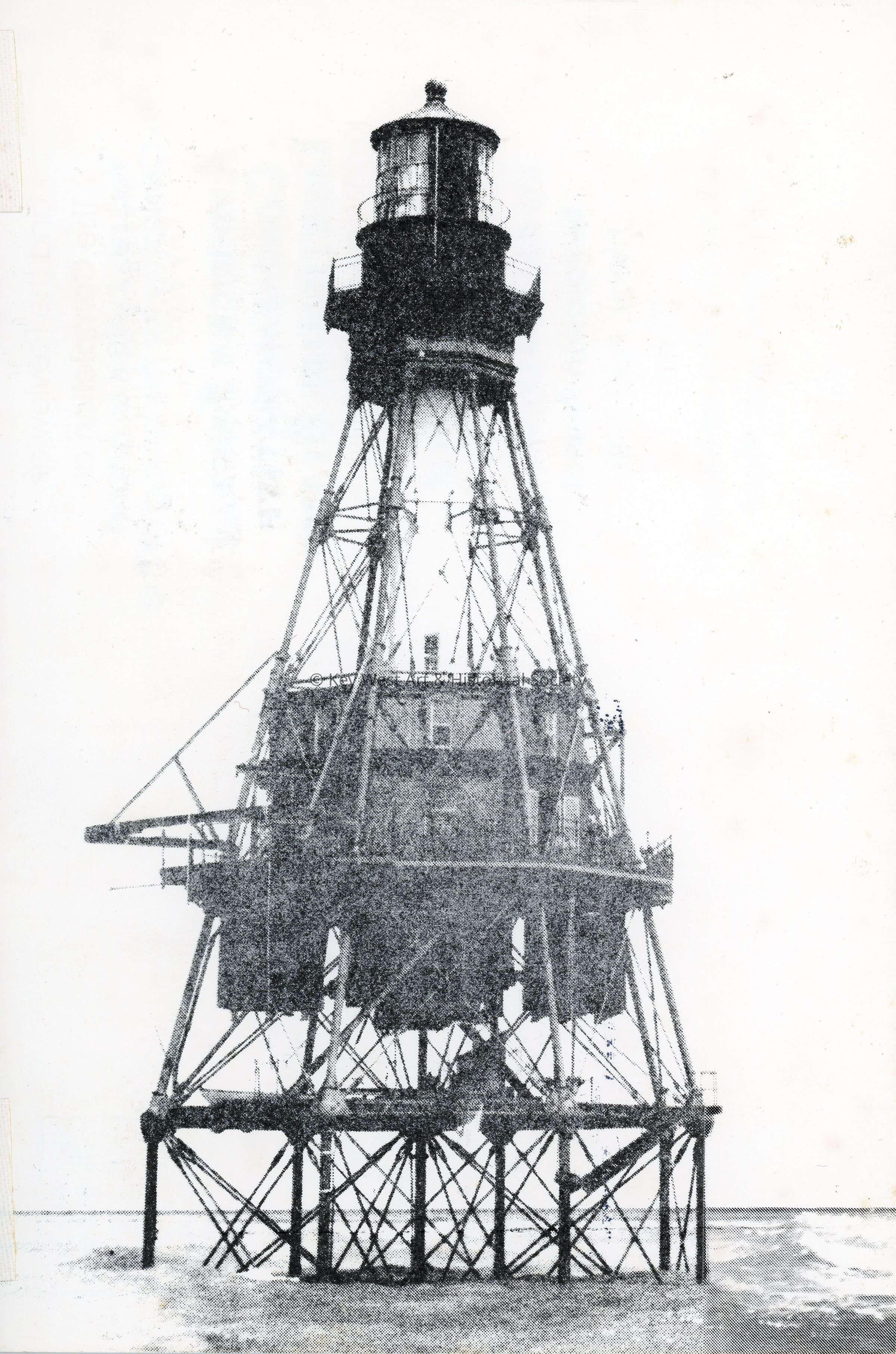 American Shoals Lighthouse; © Key West Art & Historical Society