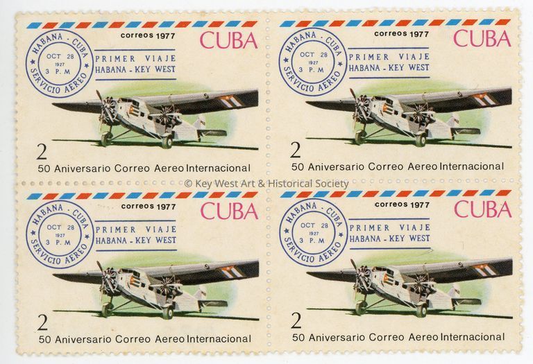 50 Aniversario Correo Aereo Internacional; © Key West Art & Historical Society