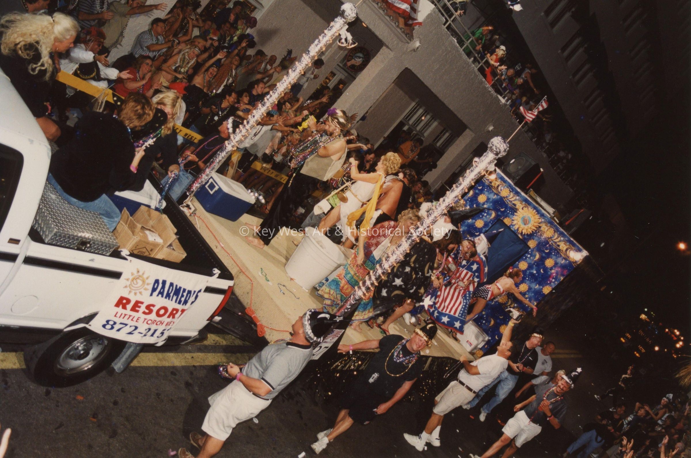 A float in the parade.