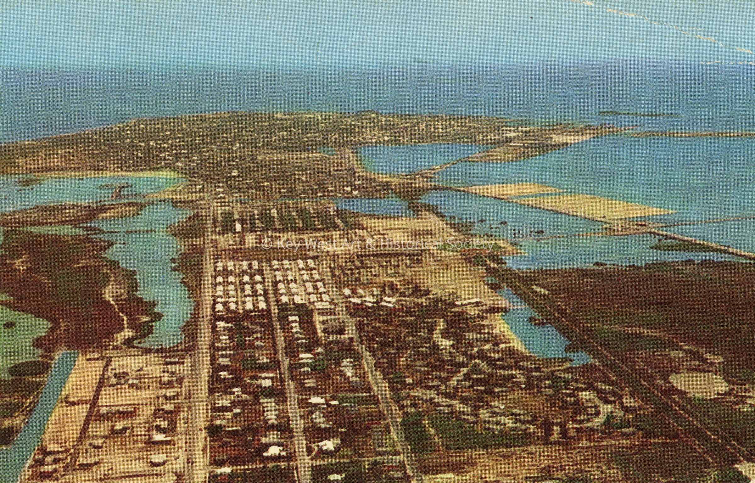 Aerial View of Key West; © Key West Art & Historical Society