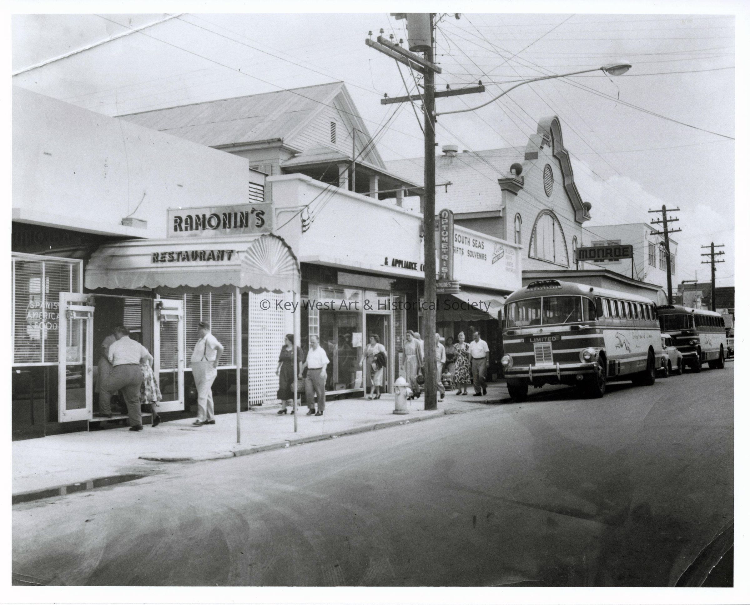 600 Block of Duval Street; © Key West Art & Historical Society