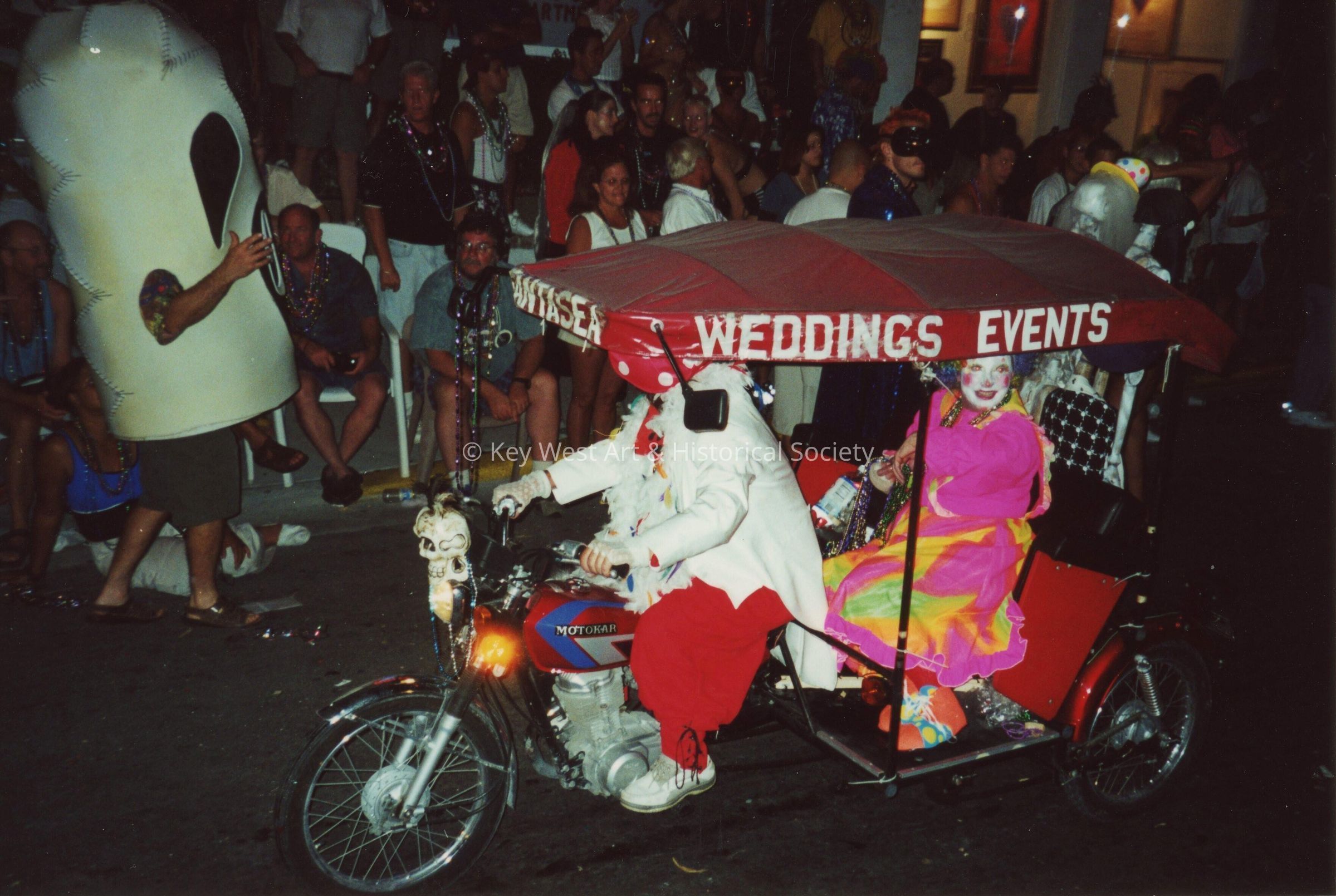 A float in the parade.