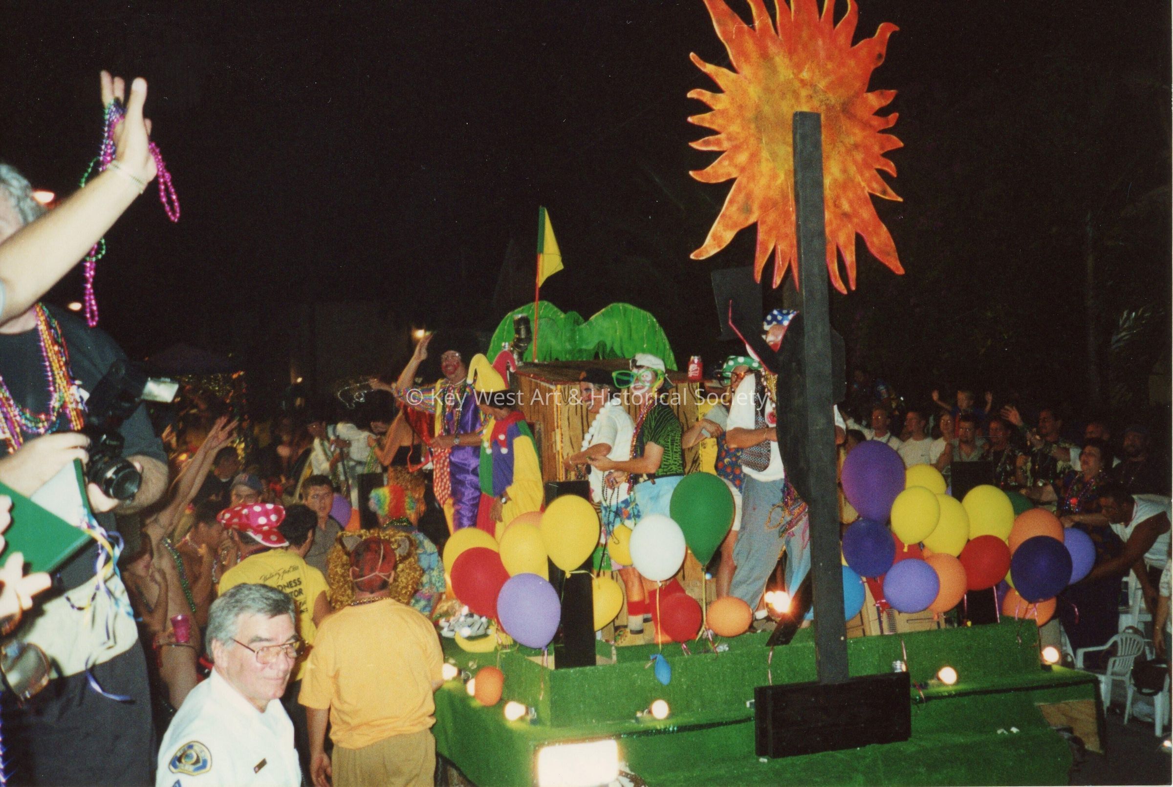 A float in the parade.