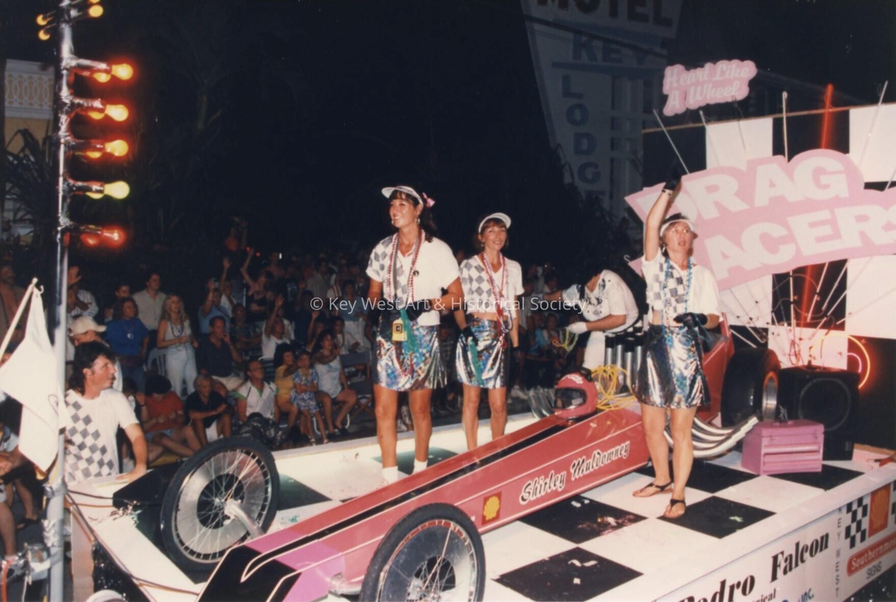 A float in the parade.