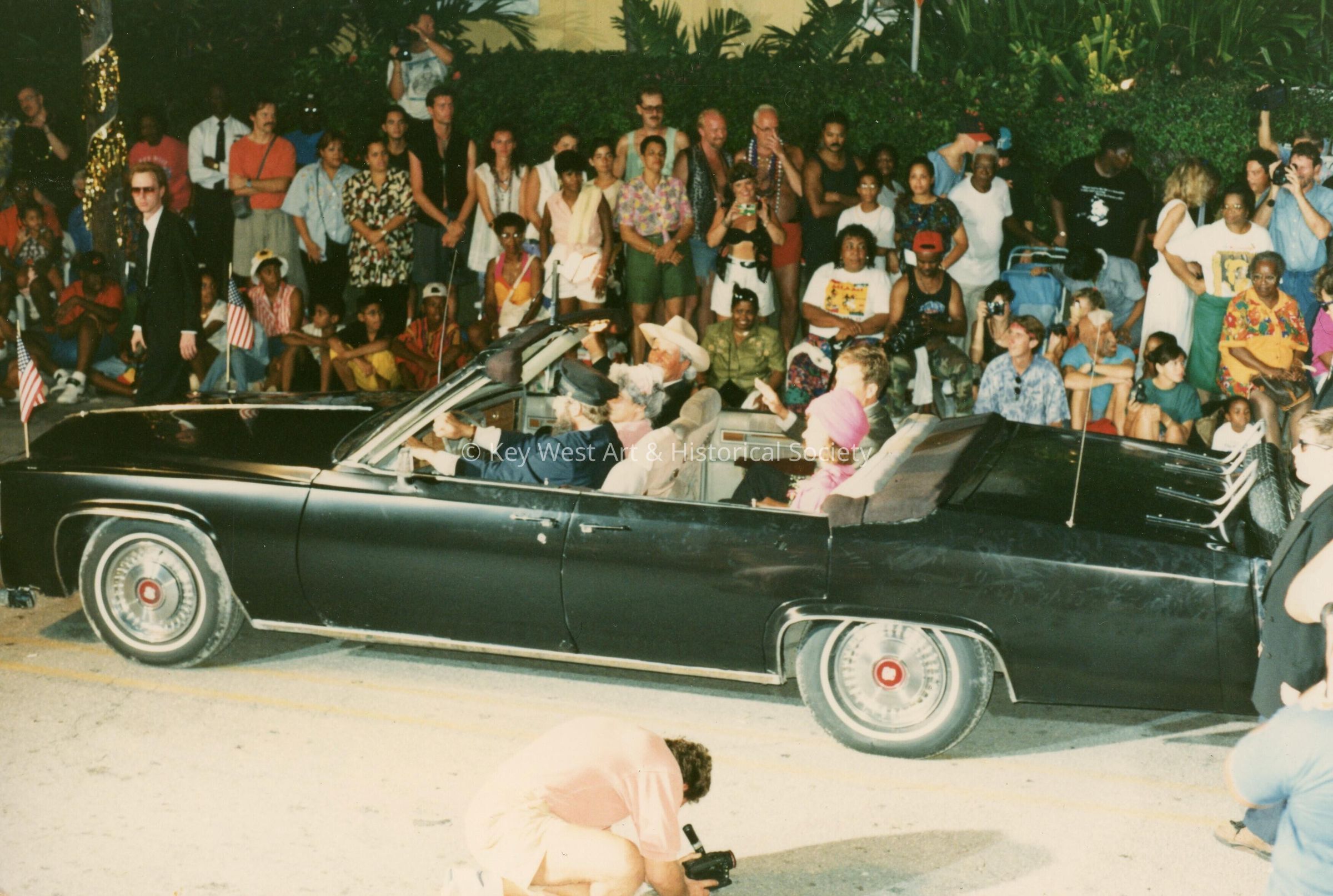 A float in the parade.