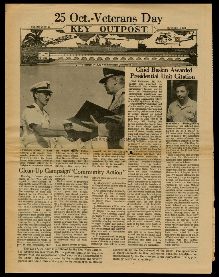 'Key Outpost' Newspaper picture number 1