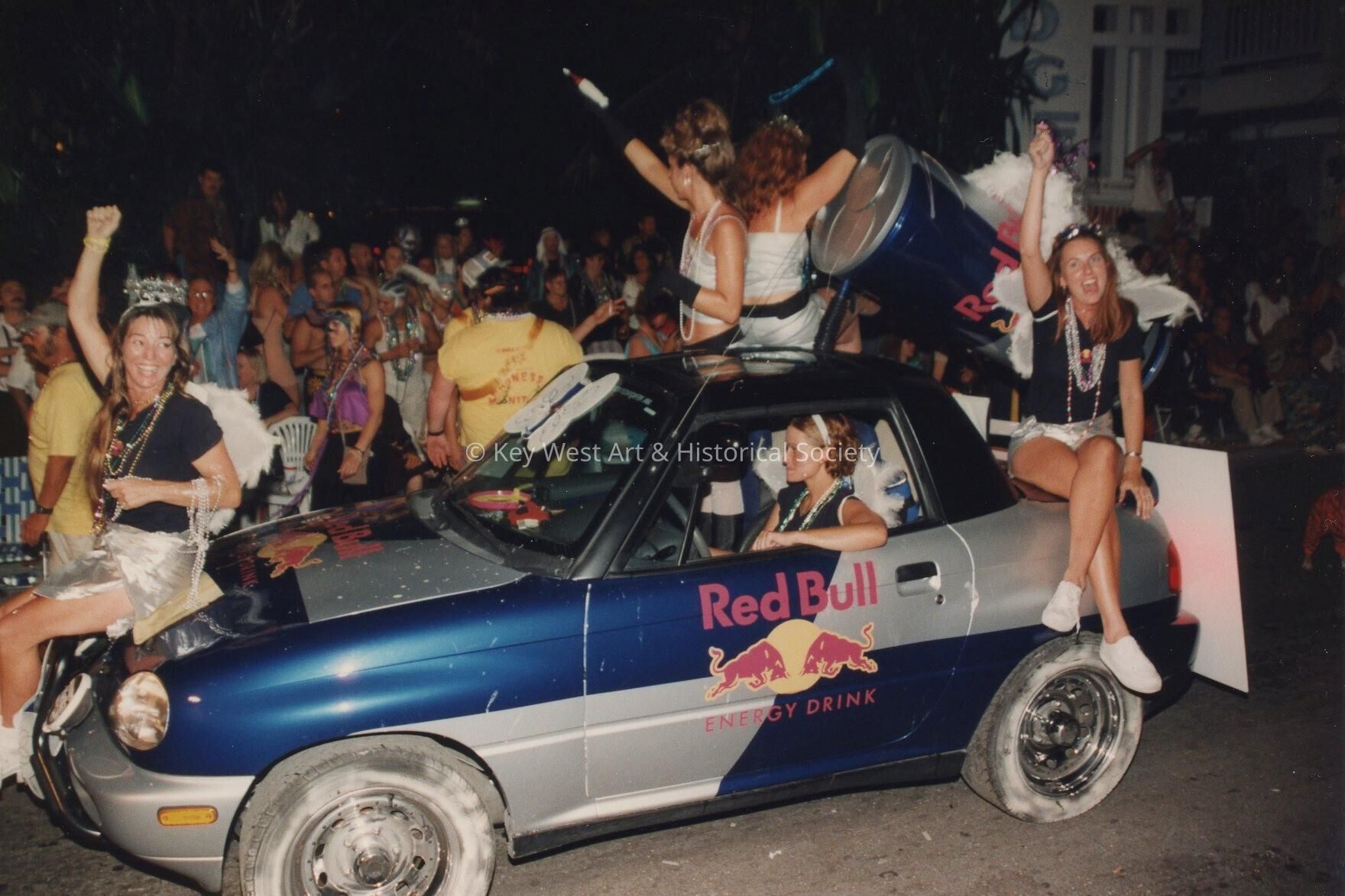 A float in the parade.