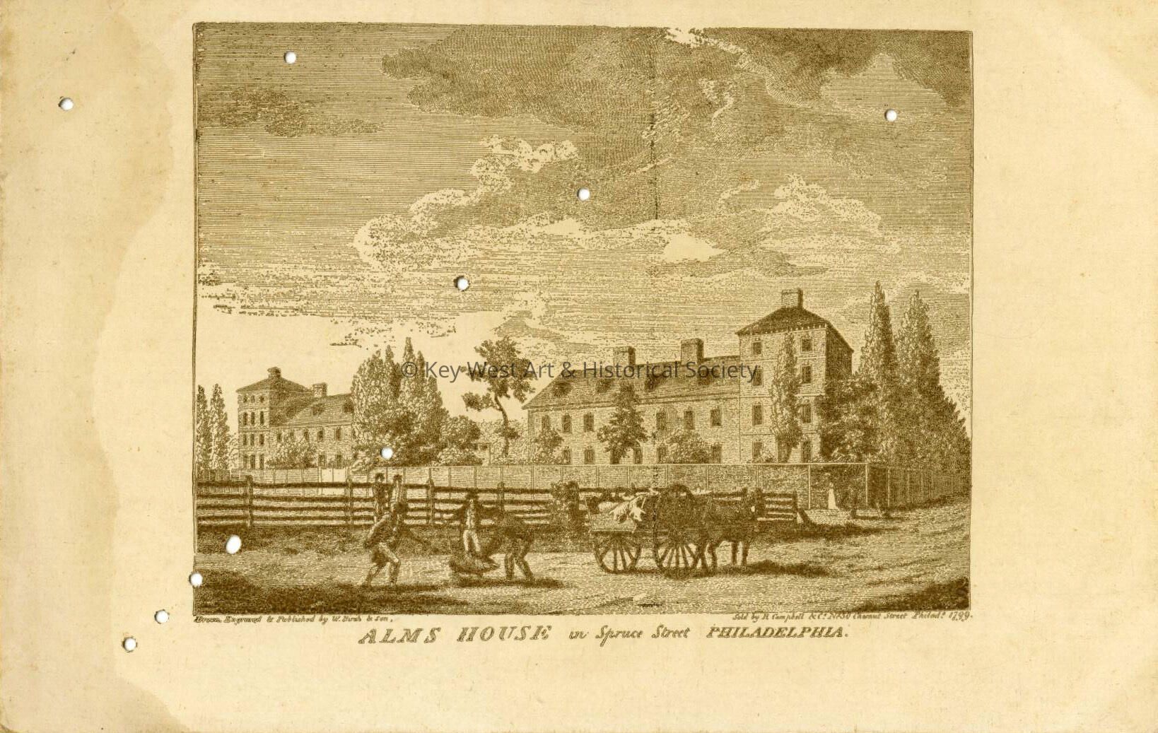 Alms House on Spruce Street, Philadelphia