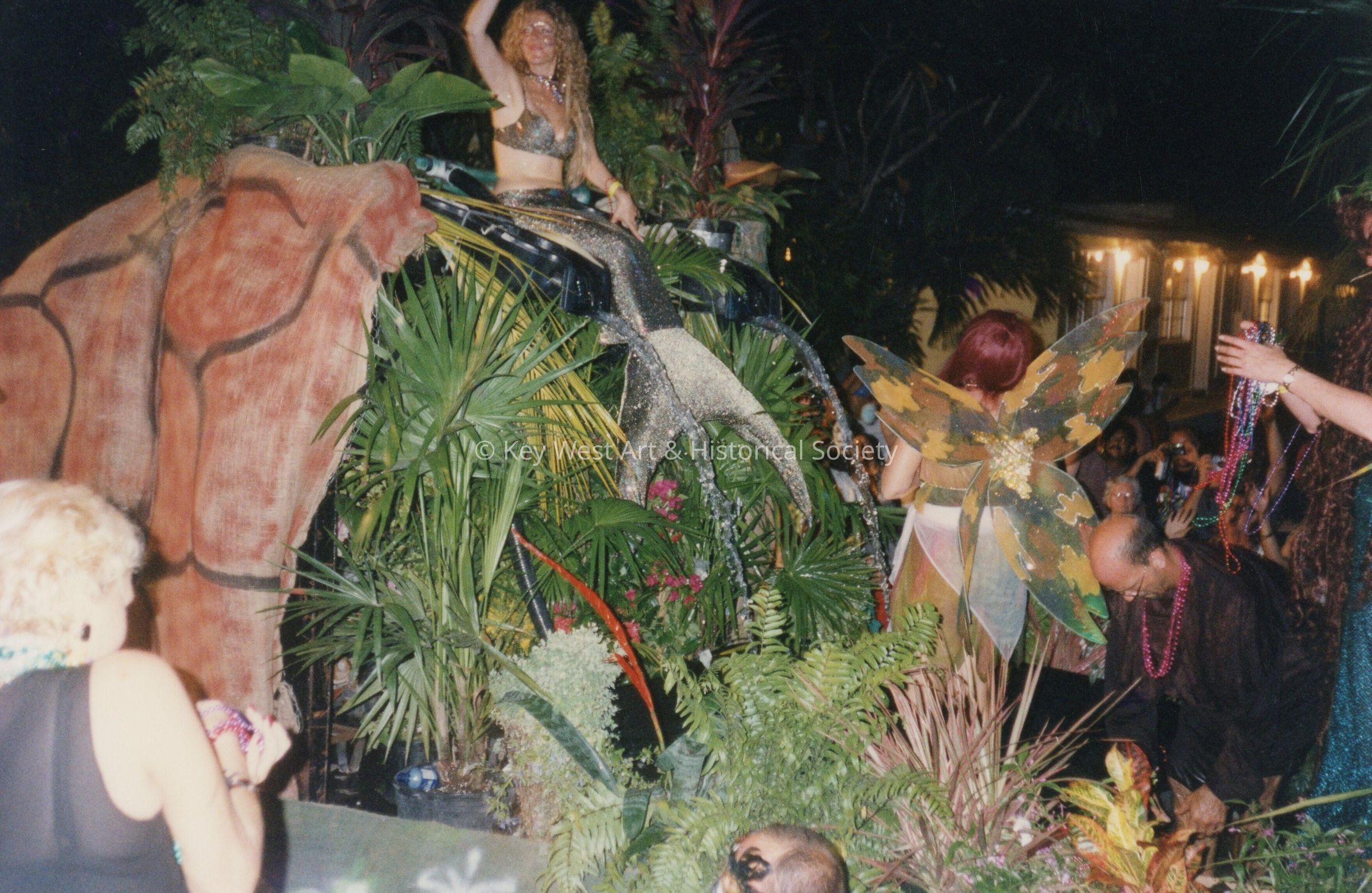 A float in the parade.