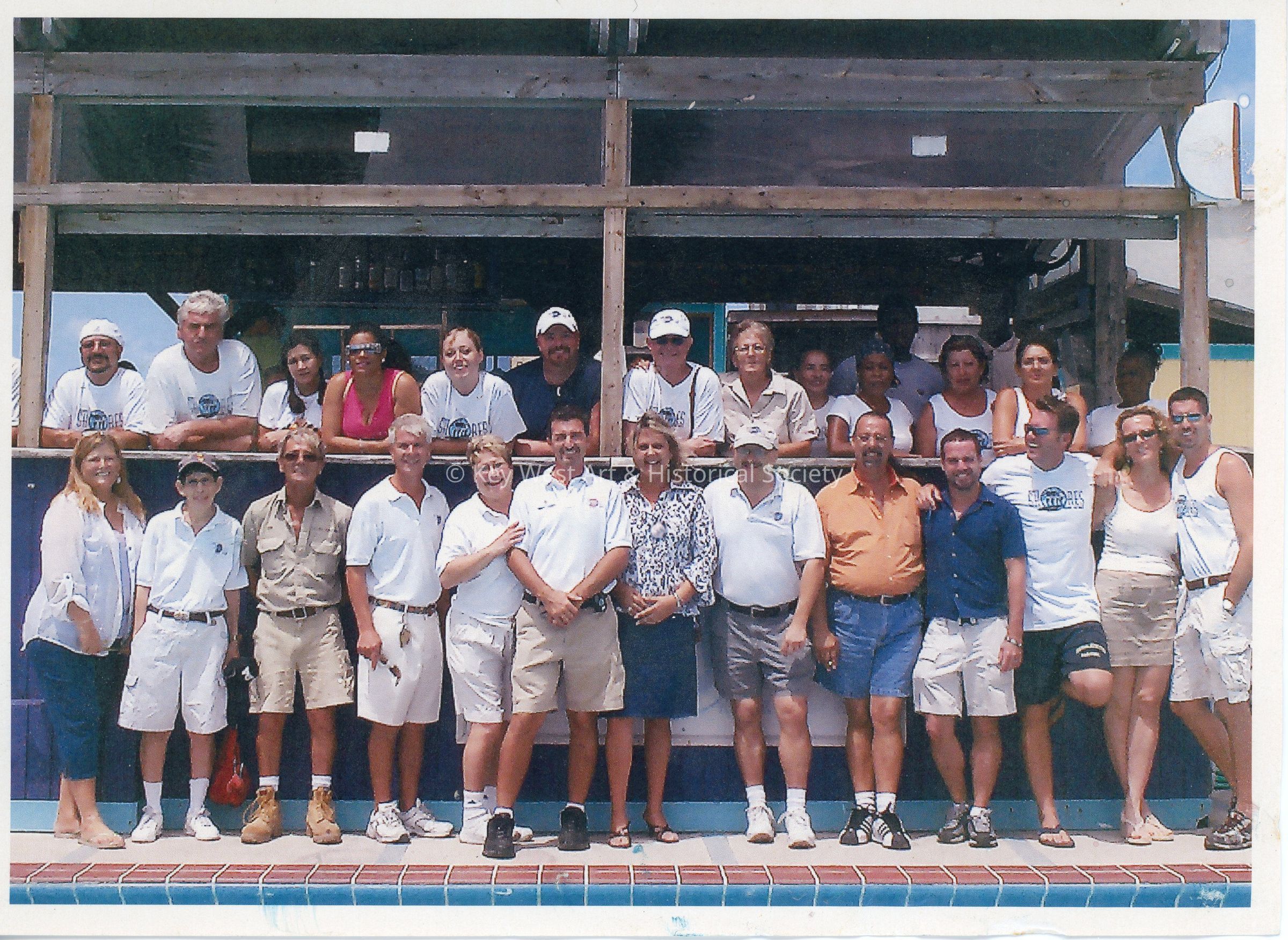 Atlantic Shores Resort Staff at Closing; © Key West Art & Historical Society