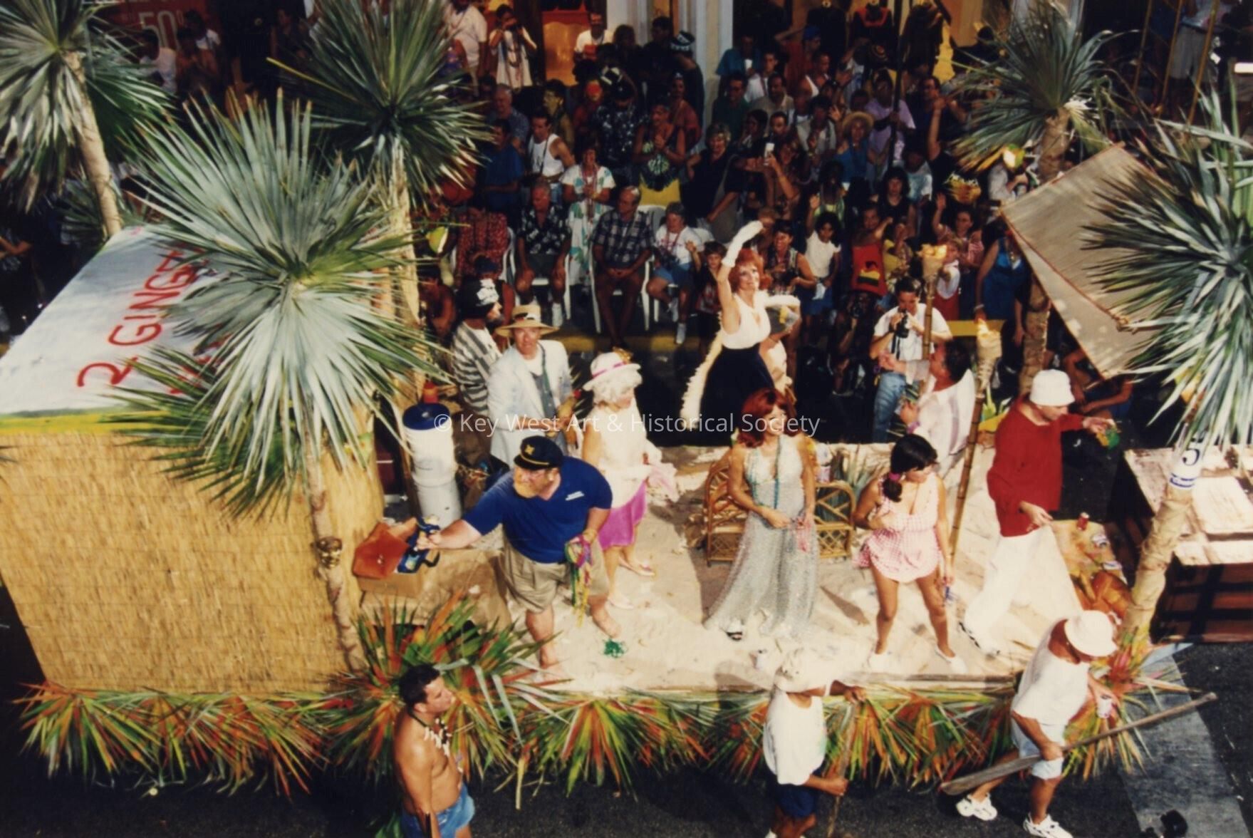 A float in the parade.