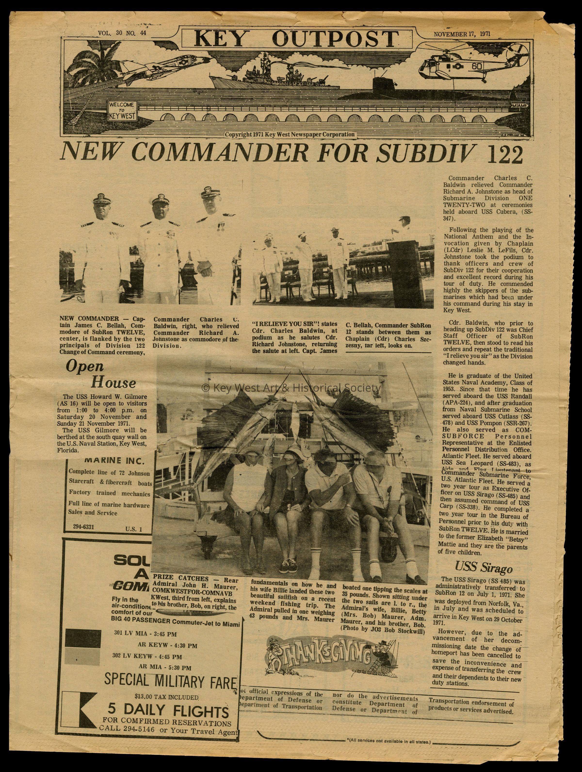 'Key Outpost' Newspaper picture number 1