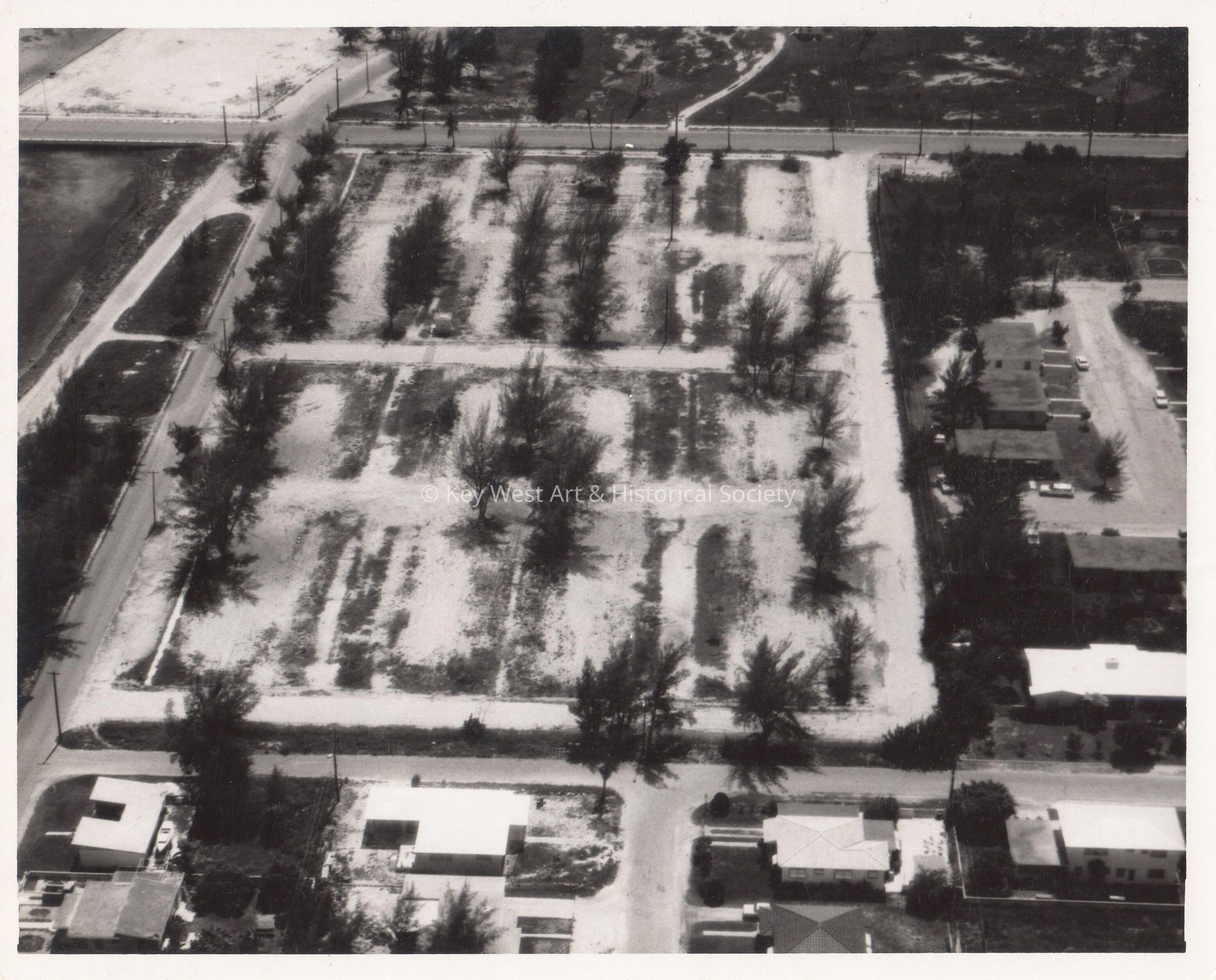 Aerial View of the Army Barracks; © Key West Art & Historical Society