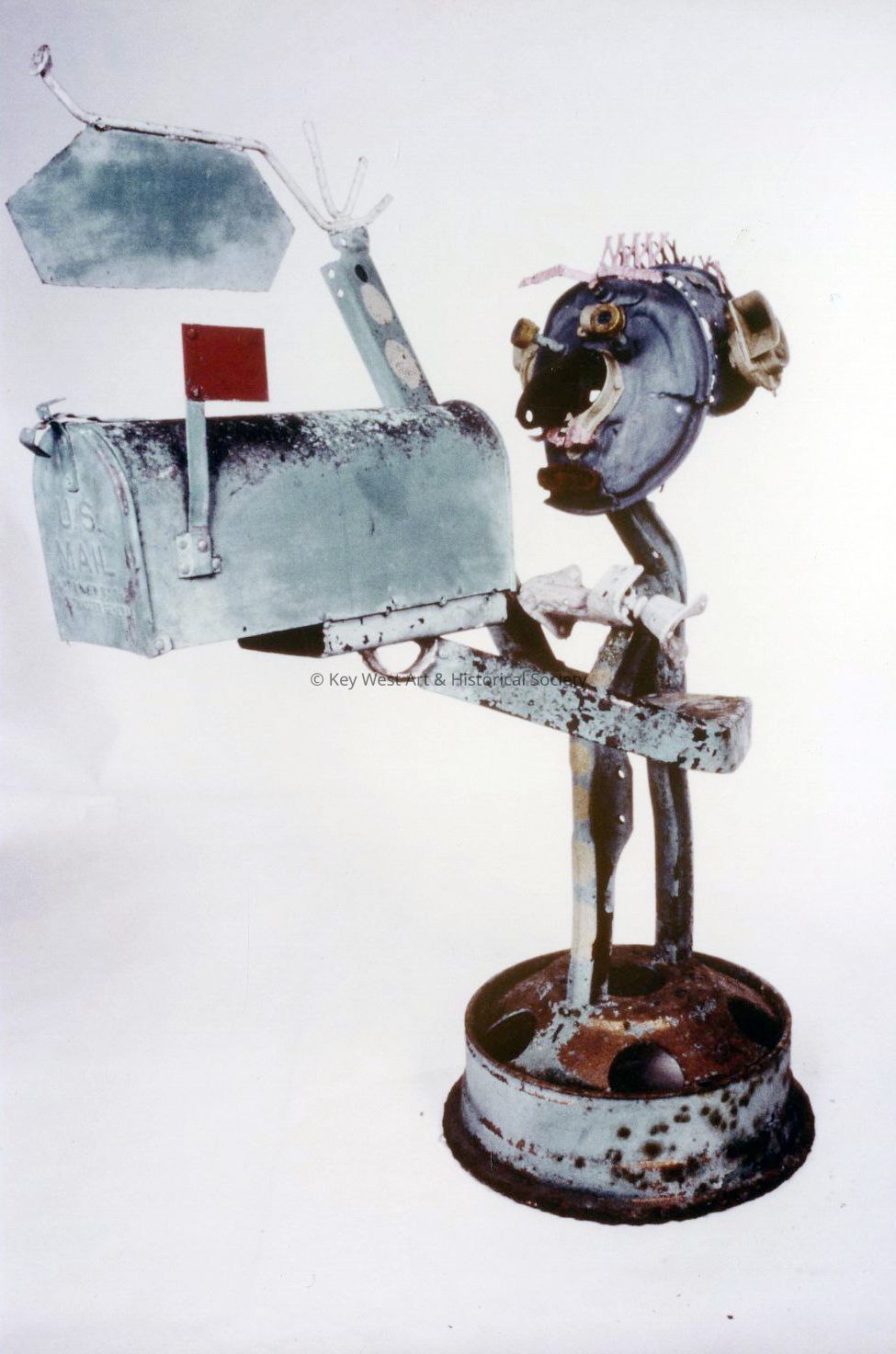 Blue Mailbox; © Key West Art & Historical Society