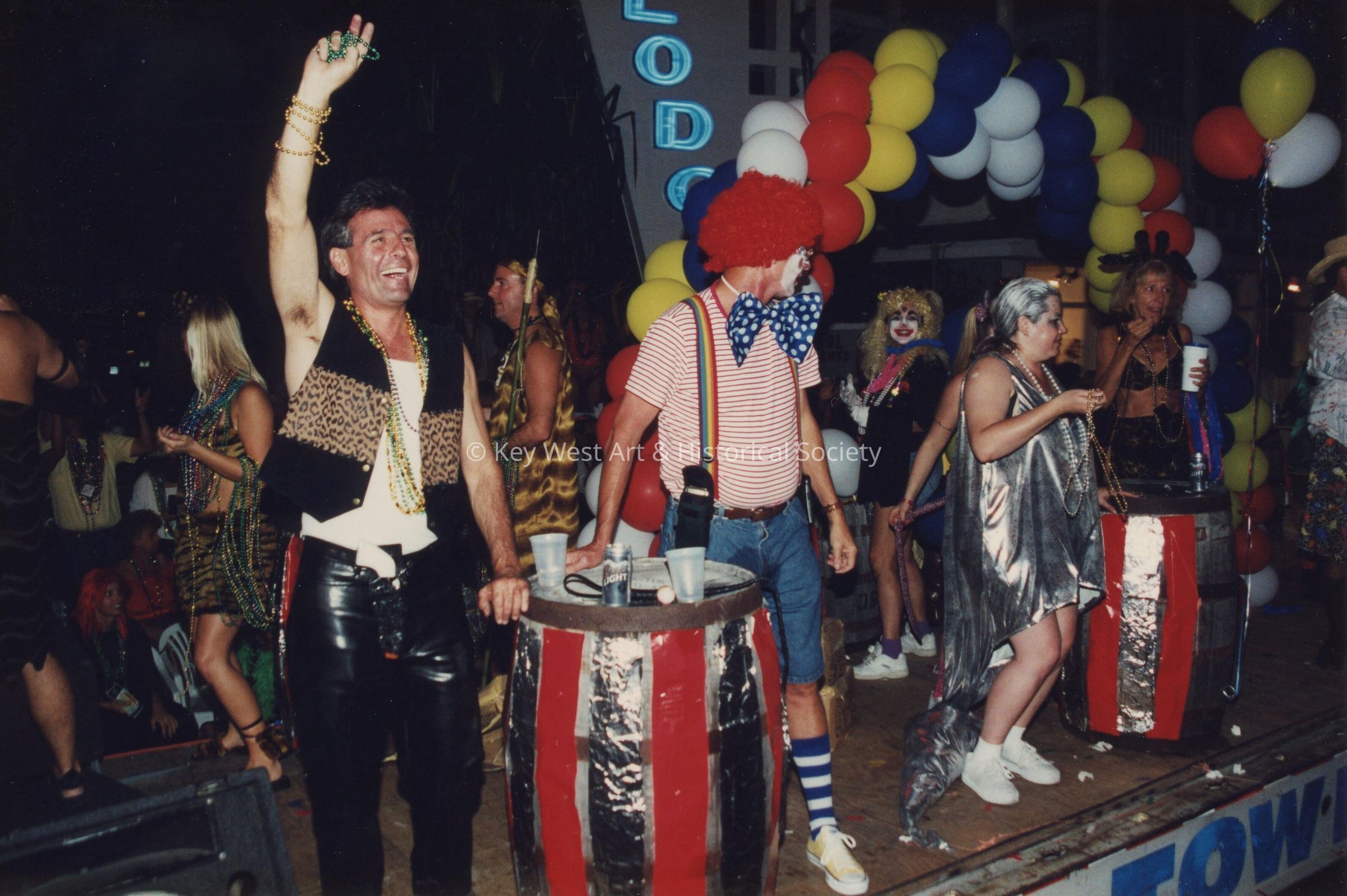 A float in the parade.