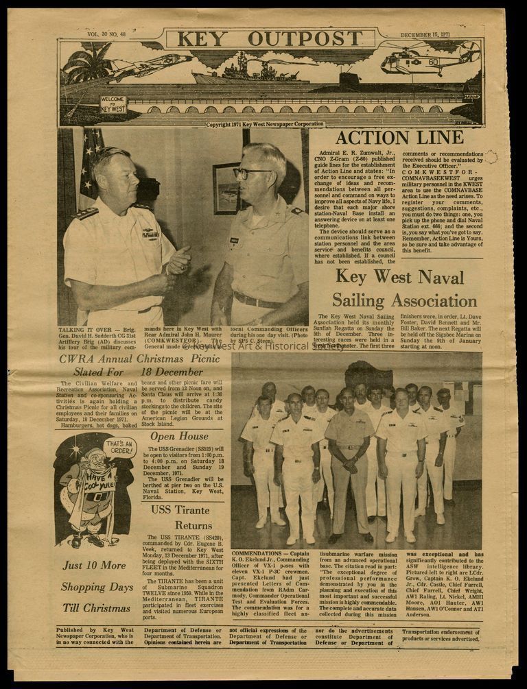 'Key Outpost' Newspaper picture number 1