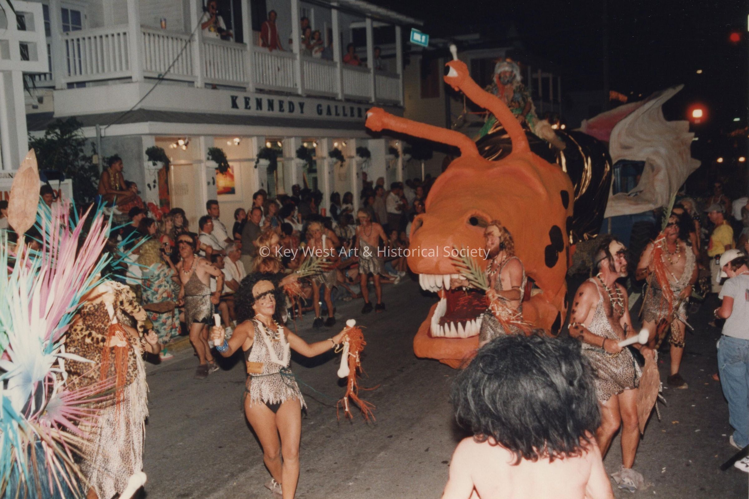 A float in the parade.
