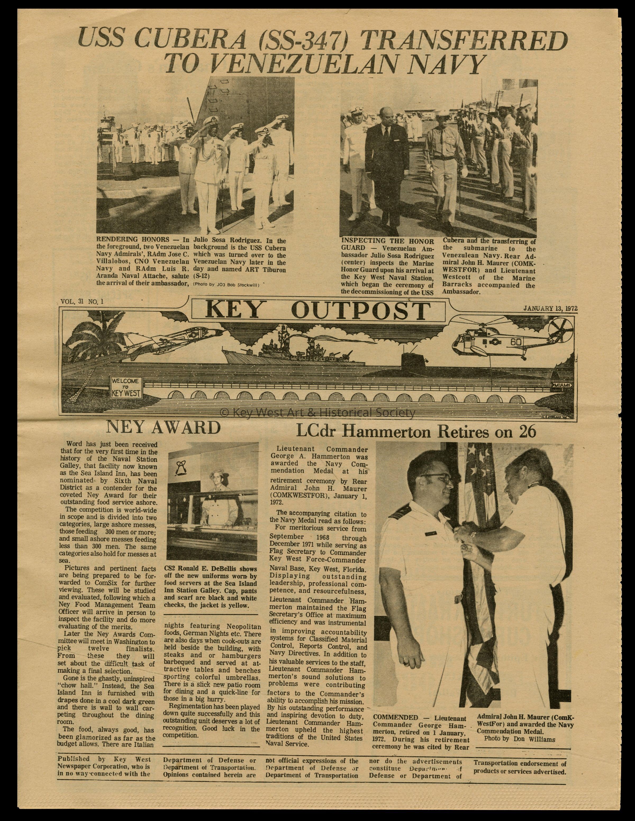 'Key Outpost' Newspaper picture number 1